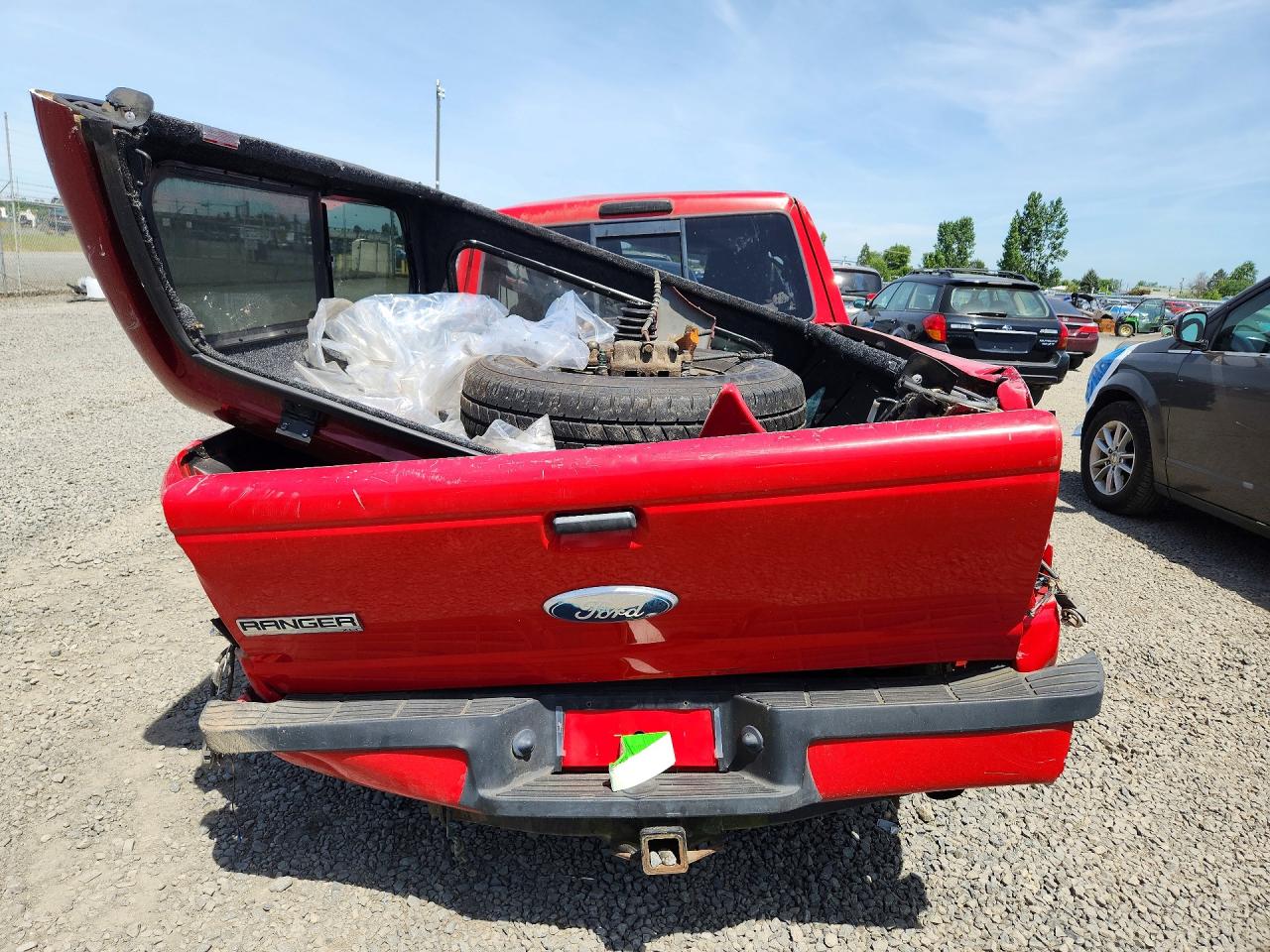 2006 Ford Ranger Super Cab Red vin: 1FTZR45E06PA25716