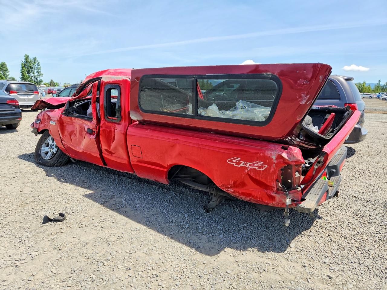 2006 Ford Ranger Super Cab Red vin: 1FTZR45E06PA25716