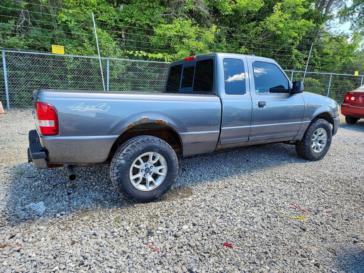 2007 Ford Ranger Super Cab Gray vin: 1FTZR45E07PA47412