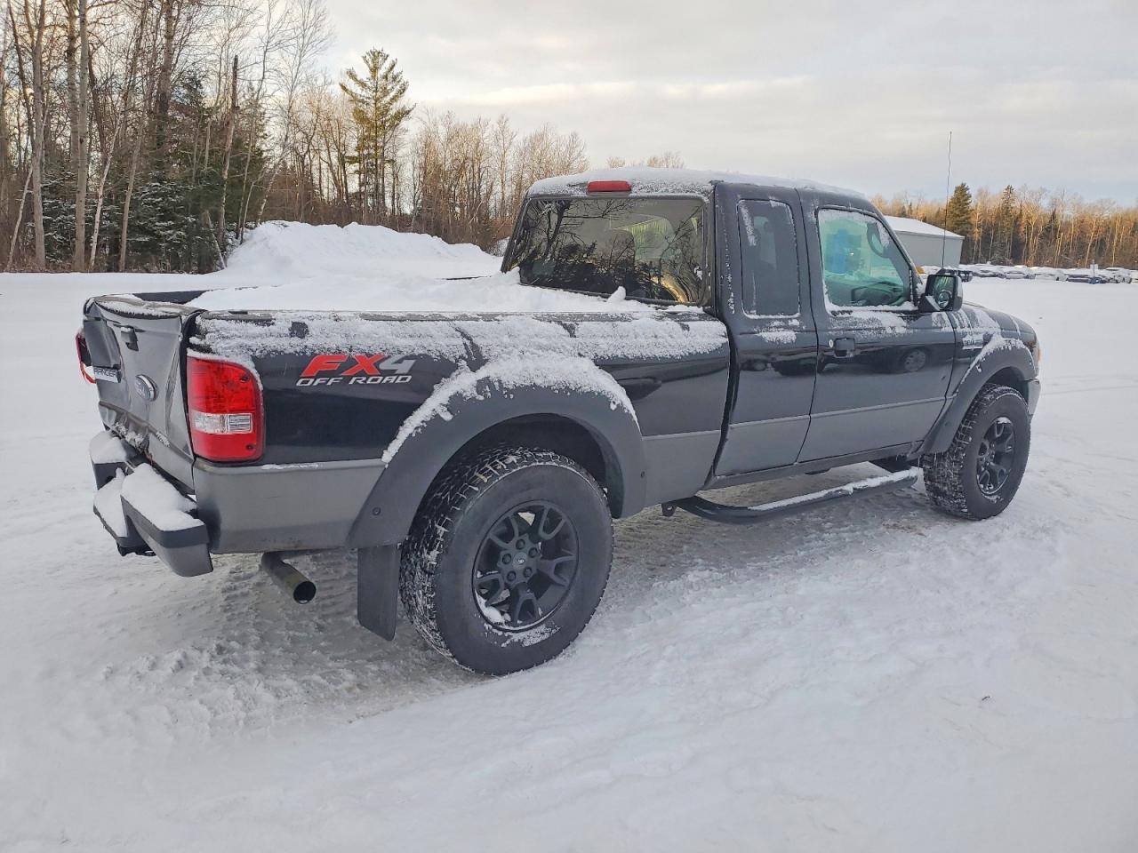 2007 Ford Ranger Super Cab Black vin: 1FTZR45E07PA54635