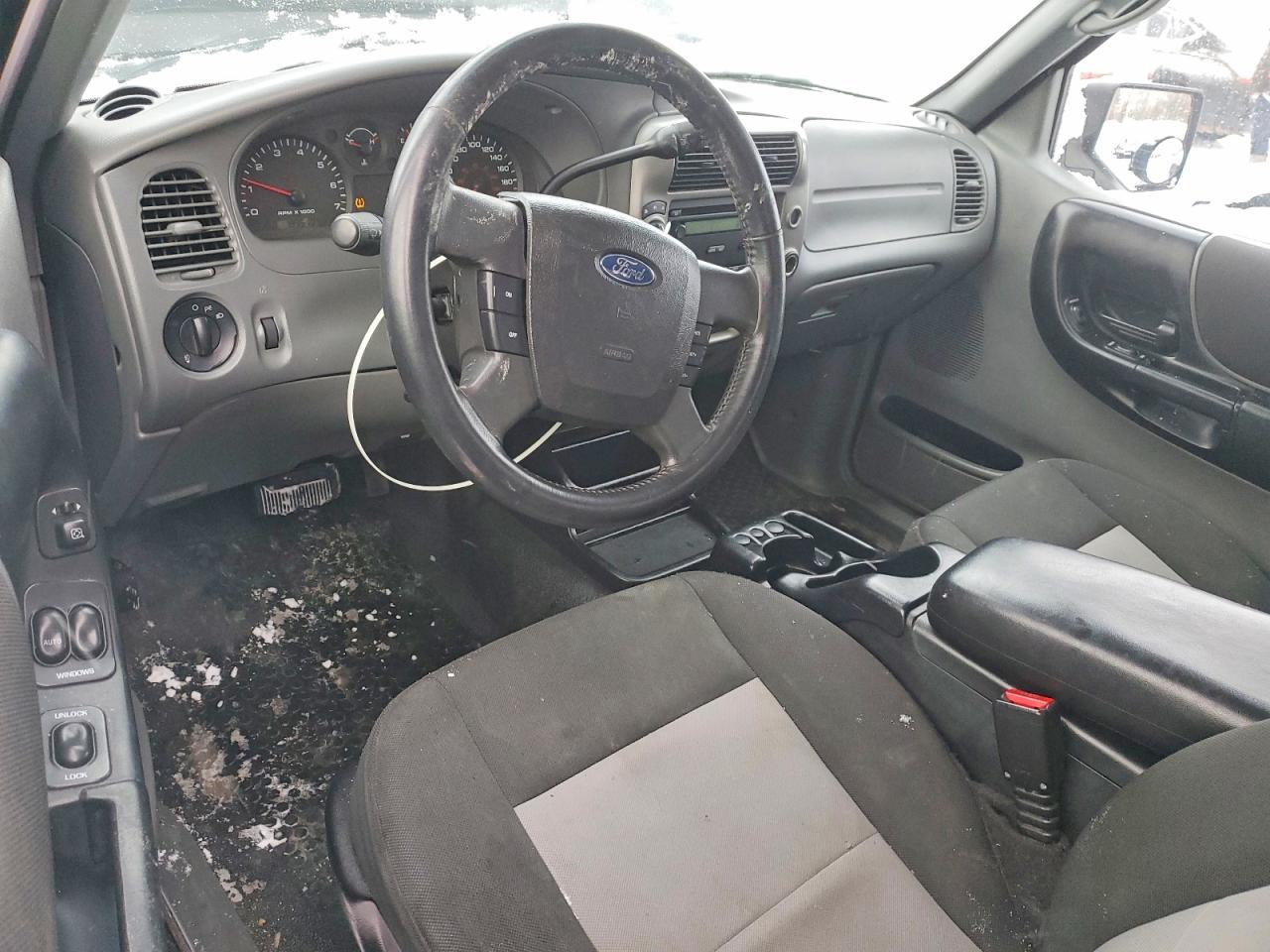 2007 Ford Ranger Super Cab Black vin: 1FTZR45E07PA54635