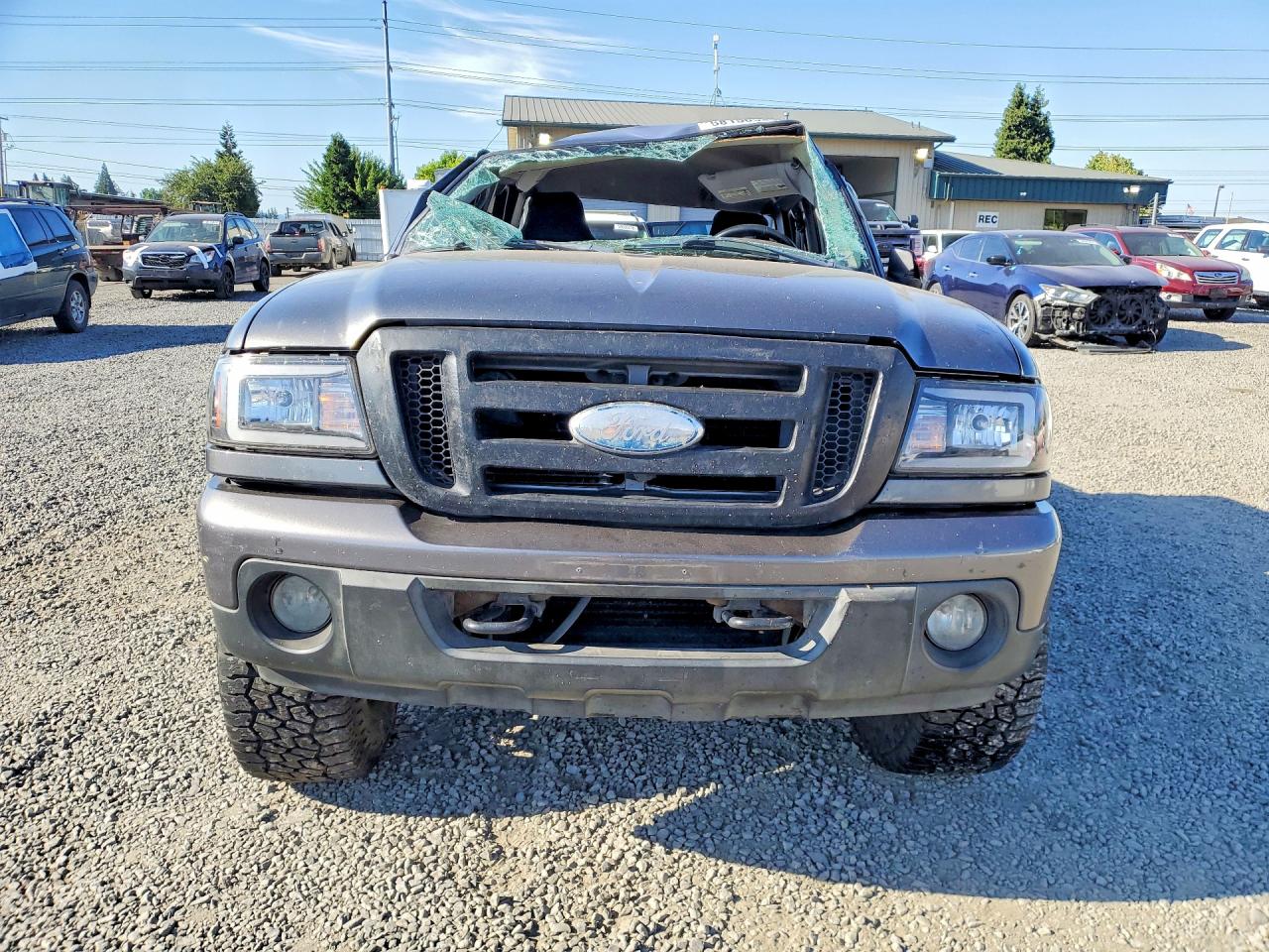 2008 Ford Ranger Super Cab Gray vin: 1FTZR45E08PA78578