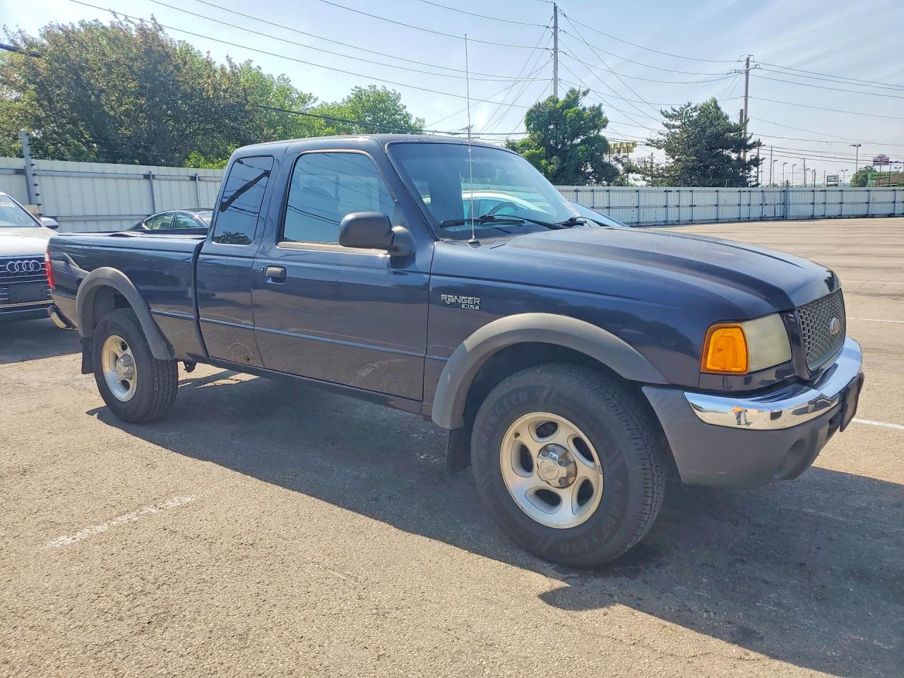 2002 Ford Ranger Super Cab Синий vin: 1FTZR45E12TA01894