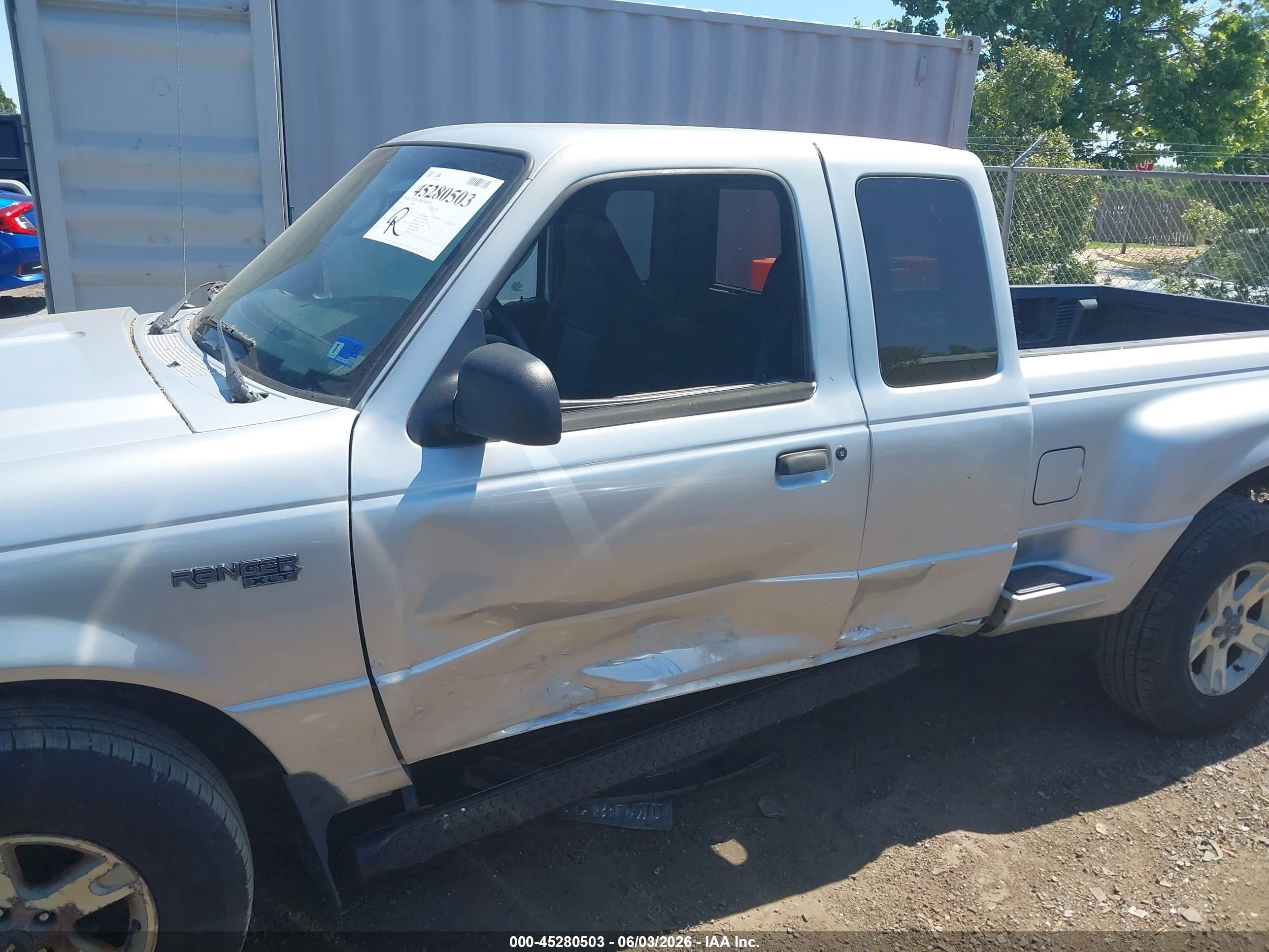 2003 Ford Ranger Edge/xlt Silver vin: 1FTZR45E13PA12663
