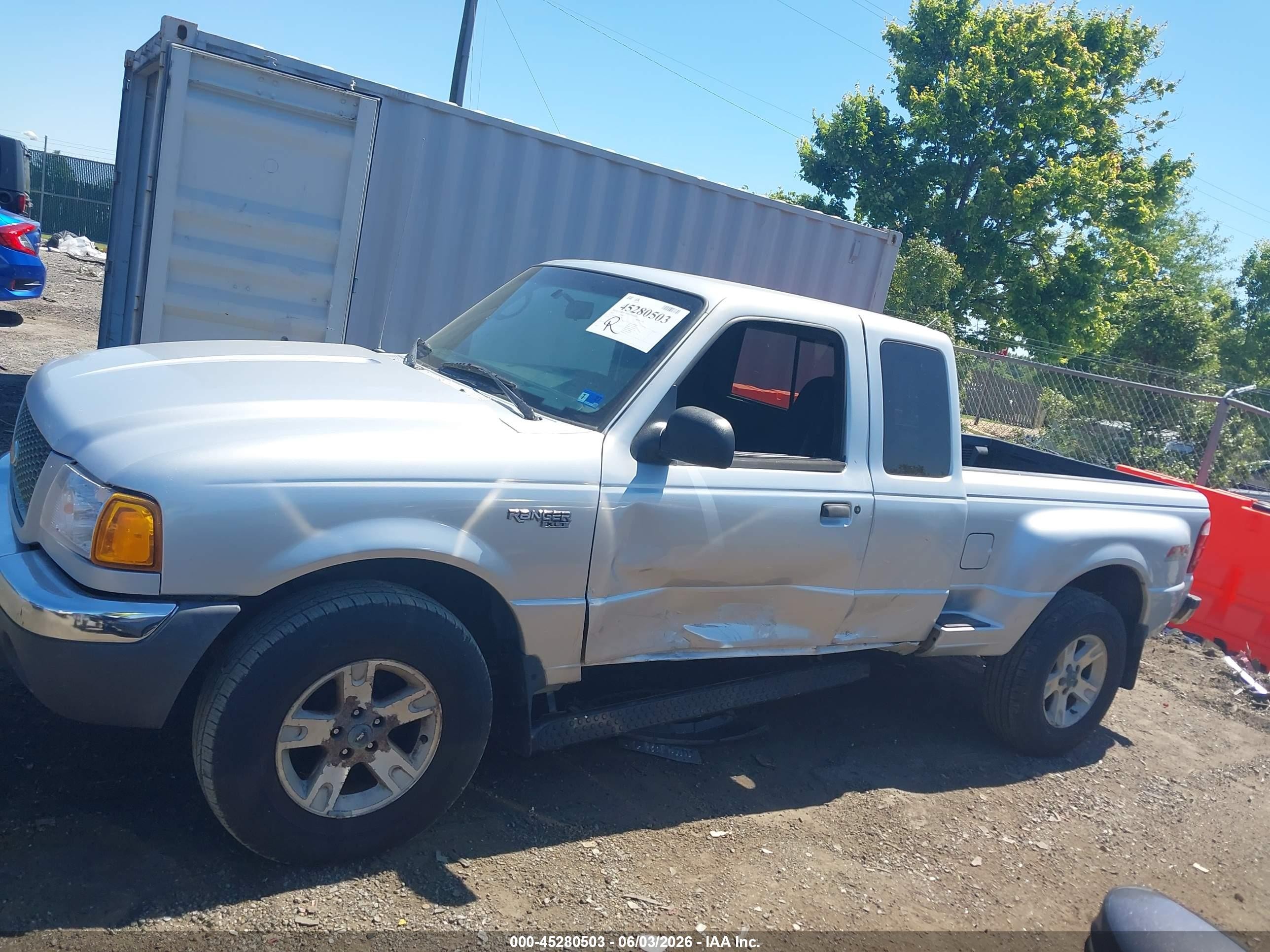 2003 Ford Ranger Edge/xlt Silver vin: 1FTZR45E13PA12663