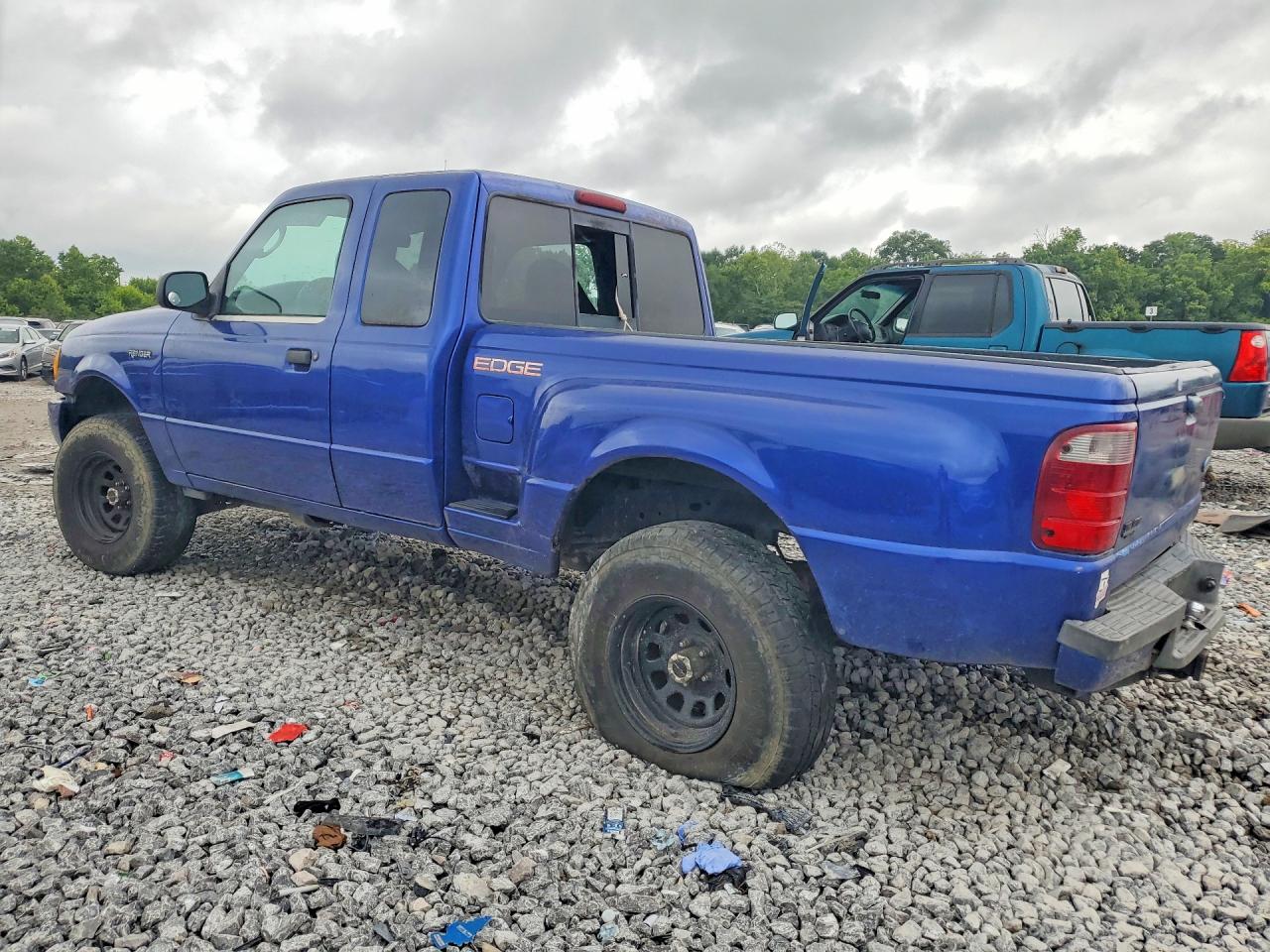 2003 Ford Ranger Super Cab Blue vin: 1FTZR45E13PA51866