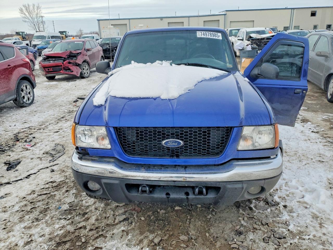 2003 Ford Ranger Super Cab Blue vin: 1FTZR45E13PA67694