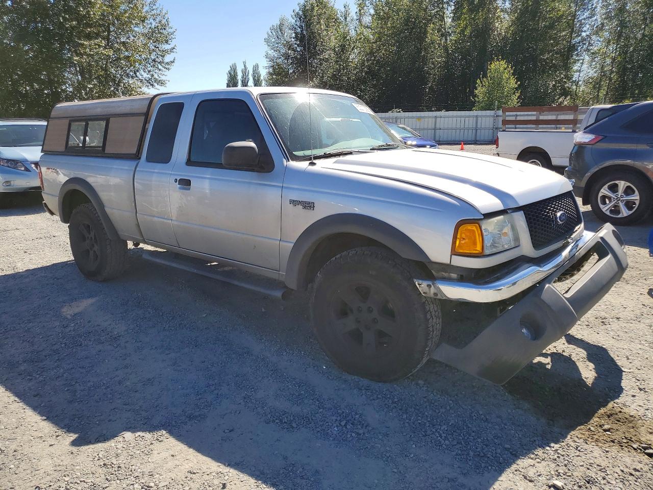 2003 Ford Ranger Super Cab Silver vin: 1FTZR45E13PB03318