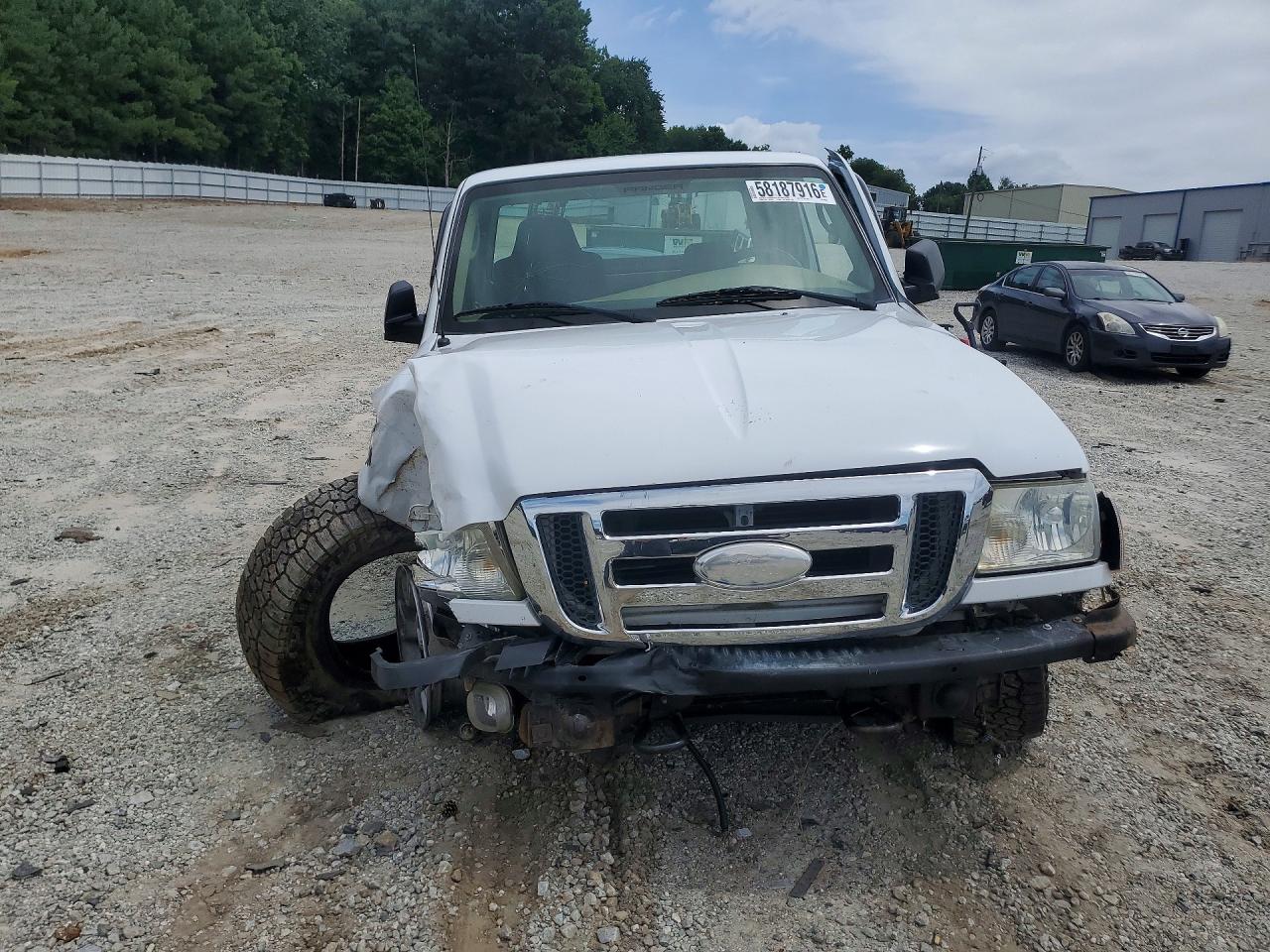 2007 Ford Ranger Super Cab White vin: 1FTZR45E17PA04584