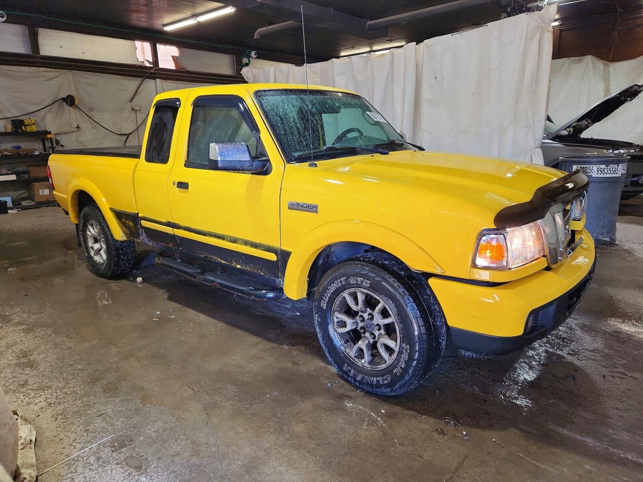 2007 Ford Ranger Super Cab Yellow vin: 1FTZR45E17PA26374