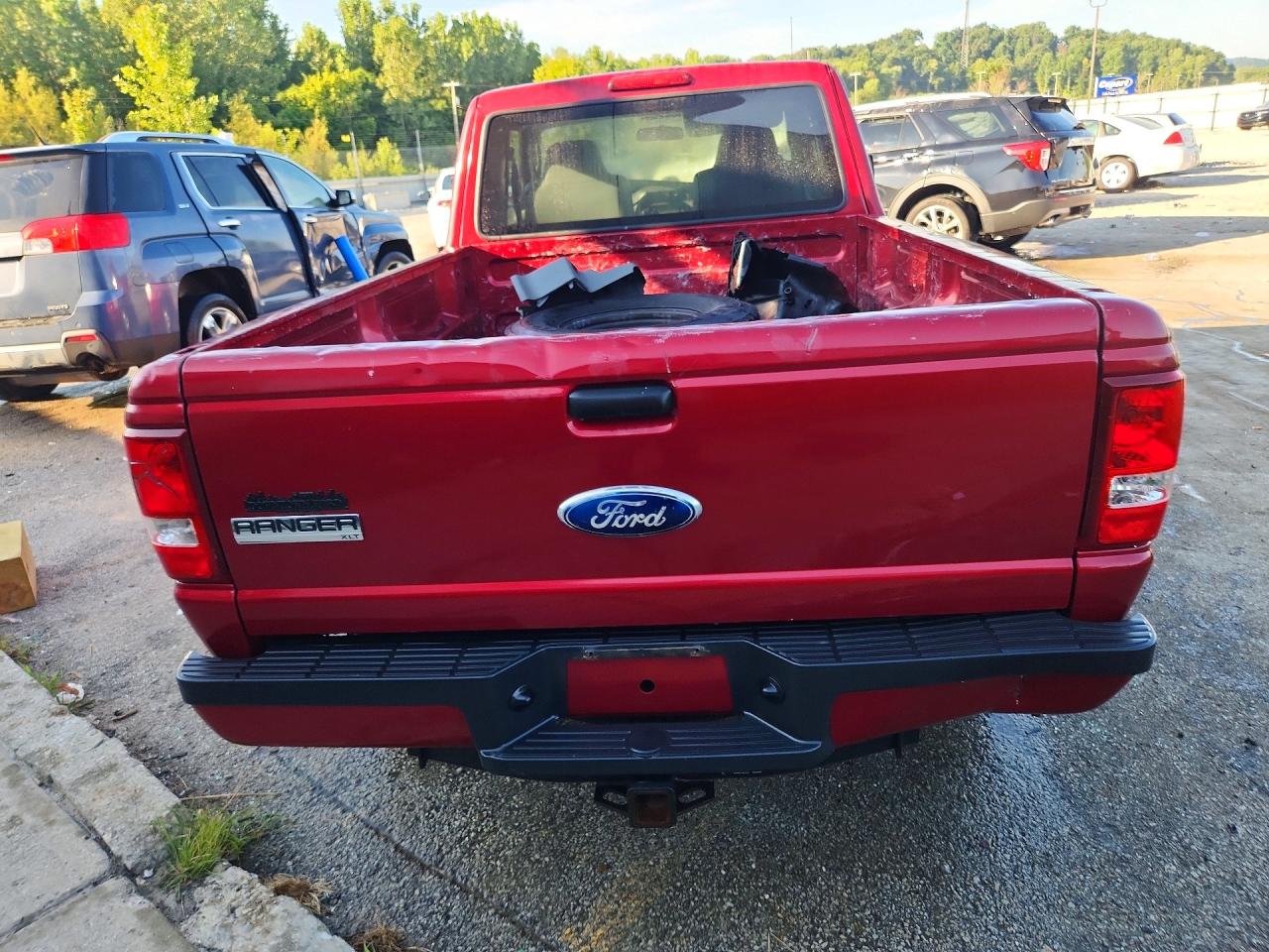2009 Ford Ranger Super Cab Red vin: 1FTZR45E19PA37202