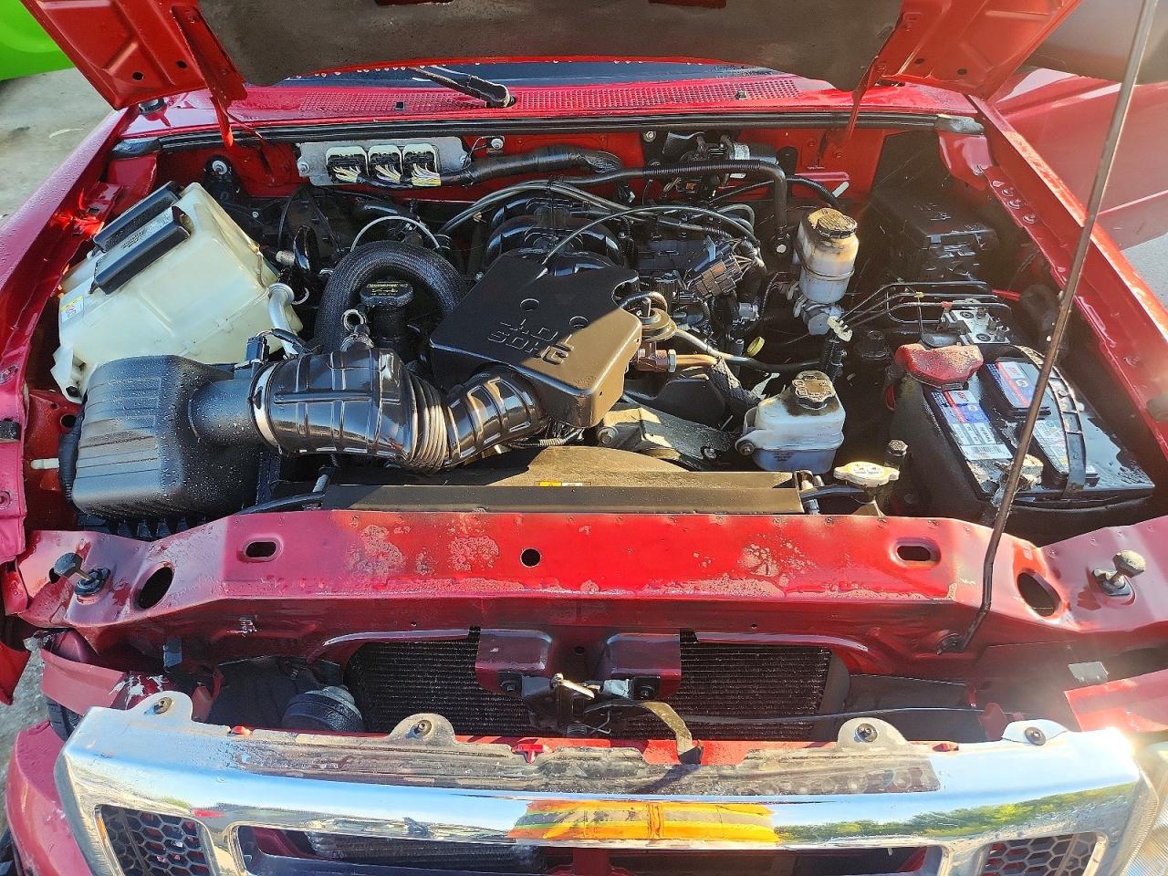2009 Ford Ranger Super Cab Red vin: 1FTZR45E19PA37202