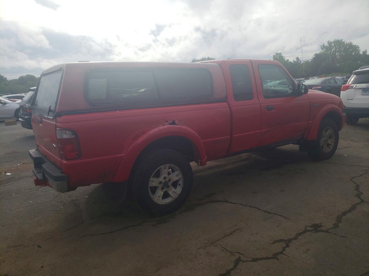 2002 Ford Ranger Super Cab Red vin: 1FTZR45E22TA57164