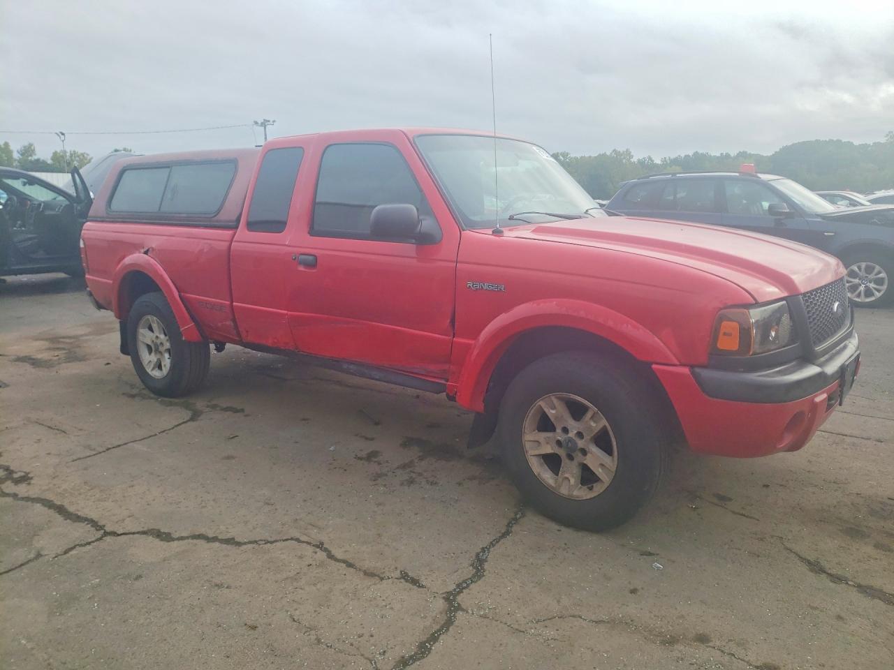 2002 Ford Ranger Super Cab Red vin: 1FTZR45E22TA57164