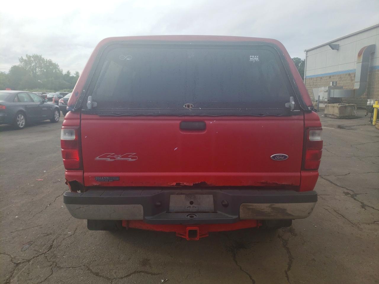 2002 Ford Ranger Super Cab Red vin: 1FTZR45E22TA57164