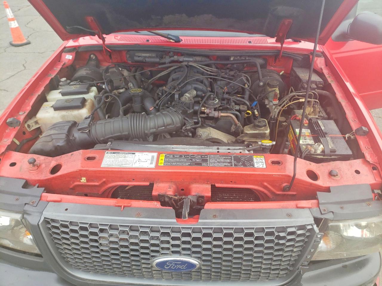 2002 Ford Ranger Super Cab Red vin: 1FTZR45E22TA57164
