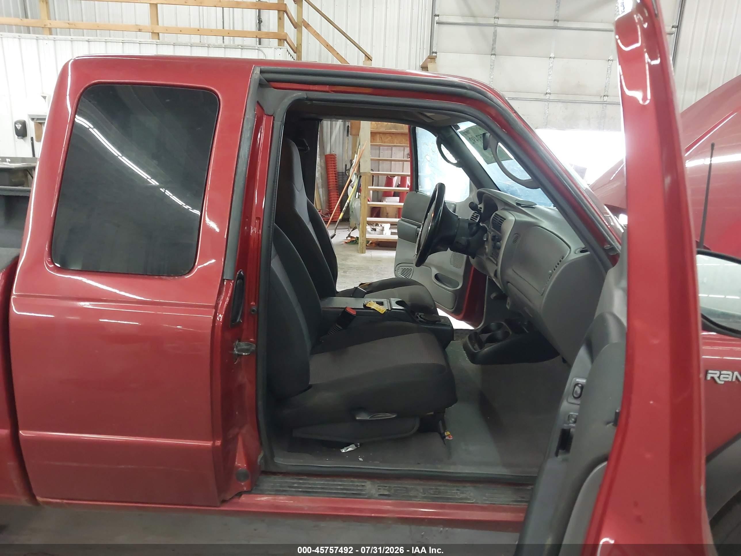 2003 Ford Ranger Edge/xlt Red vin: 1FTZR45E23PA89607