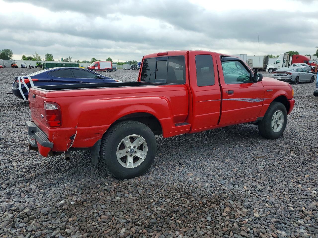 2003 Ford Ranger Super Cab Красный vin: 1FTZR45E23PA94984