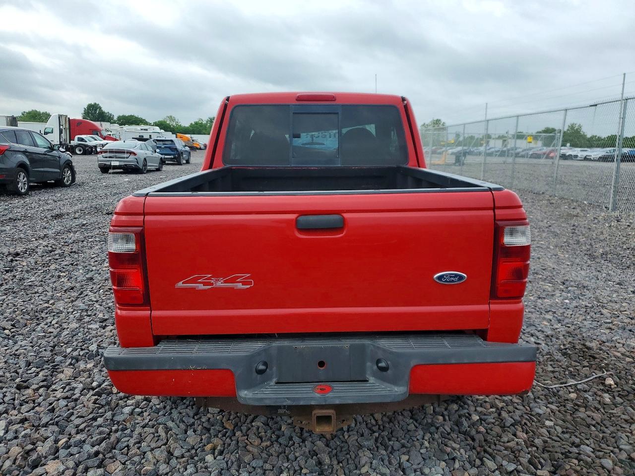 2003 Ford Ranger Super Cab Красный vin: 1FTZR45E23PA94984