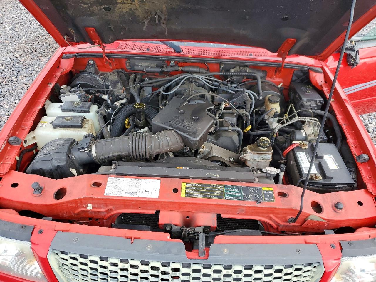 2003 Ford Ranger Super Cab Красный vin: 1FTZR45E23PA94984