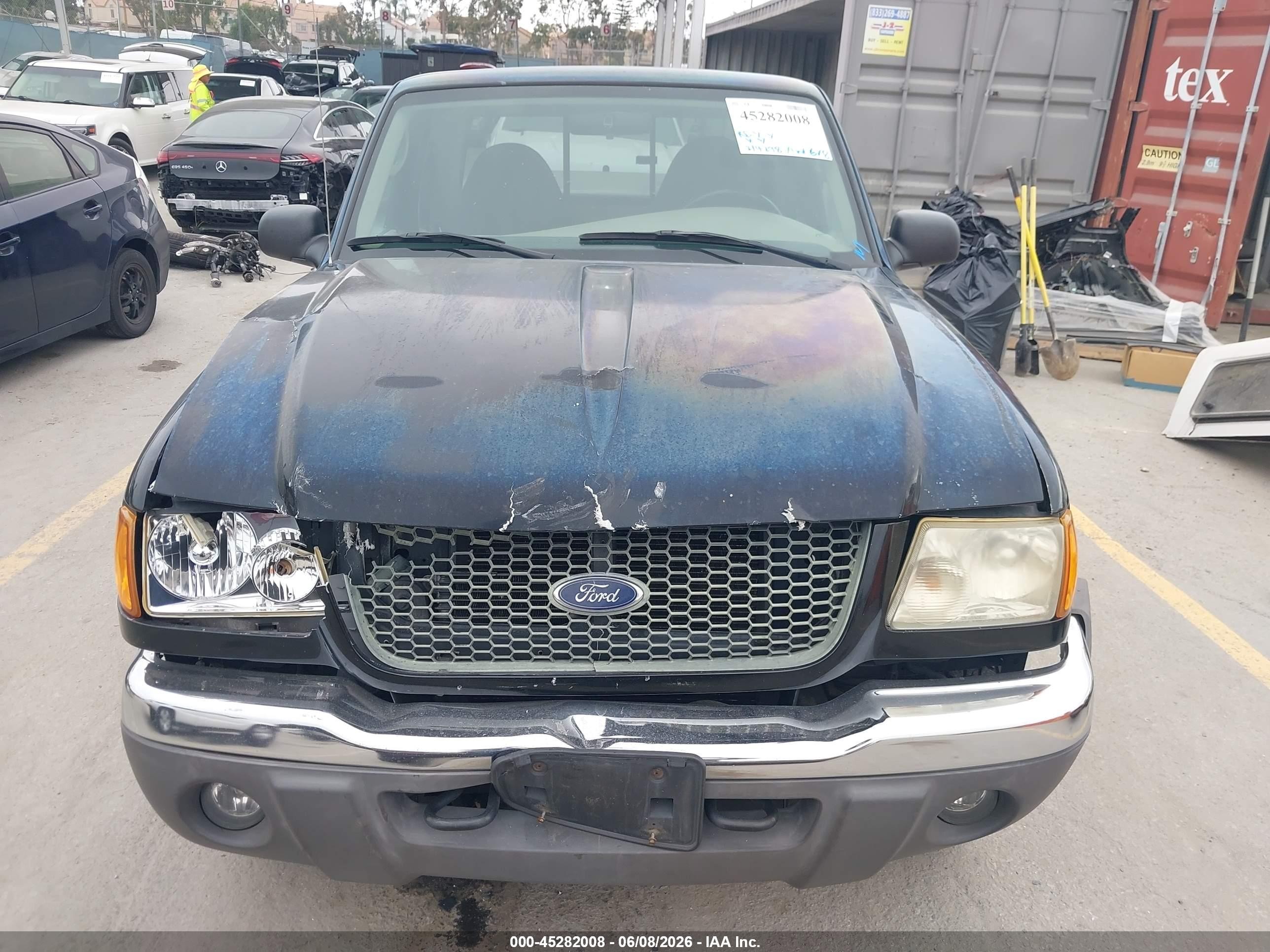 2003 Ford Ranger Edge/xlt Dark Blue vin: 1FTZR45E23PA95407