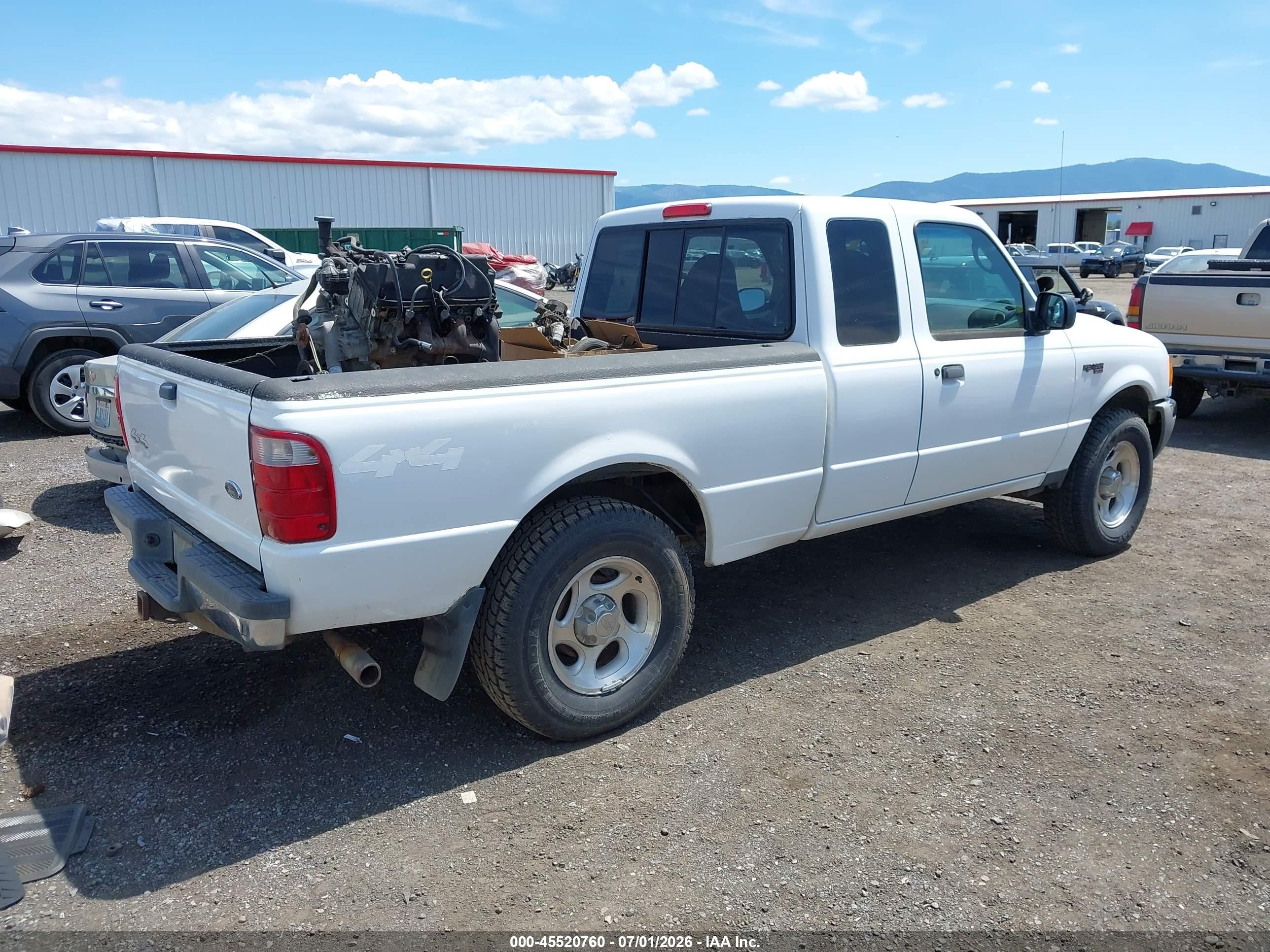 2003 Ford Ranger Edge/xlt White vin: 1FTZR45E23PB30480