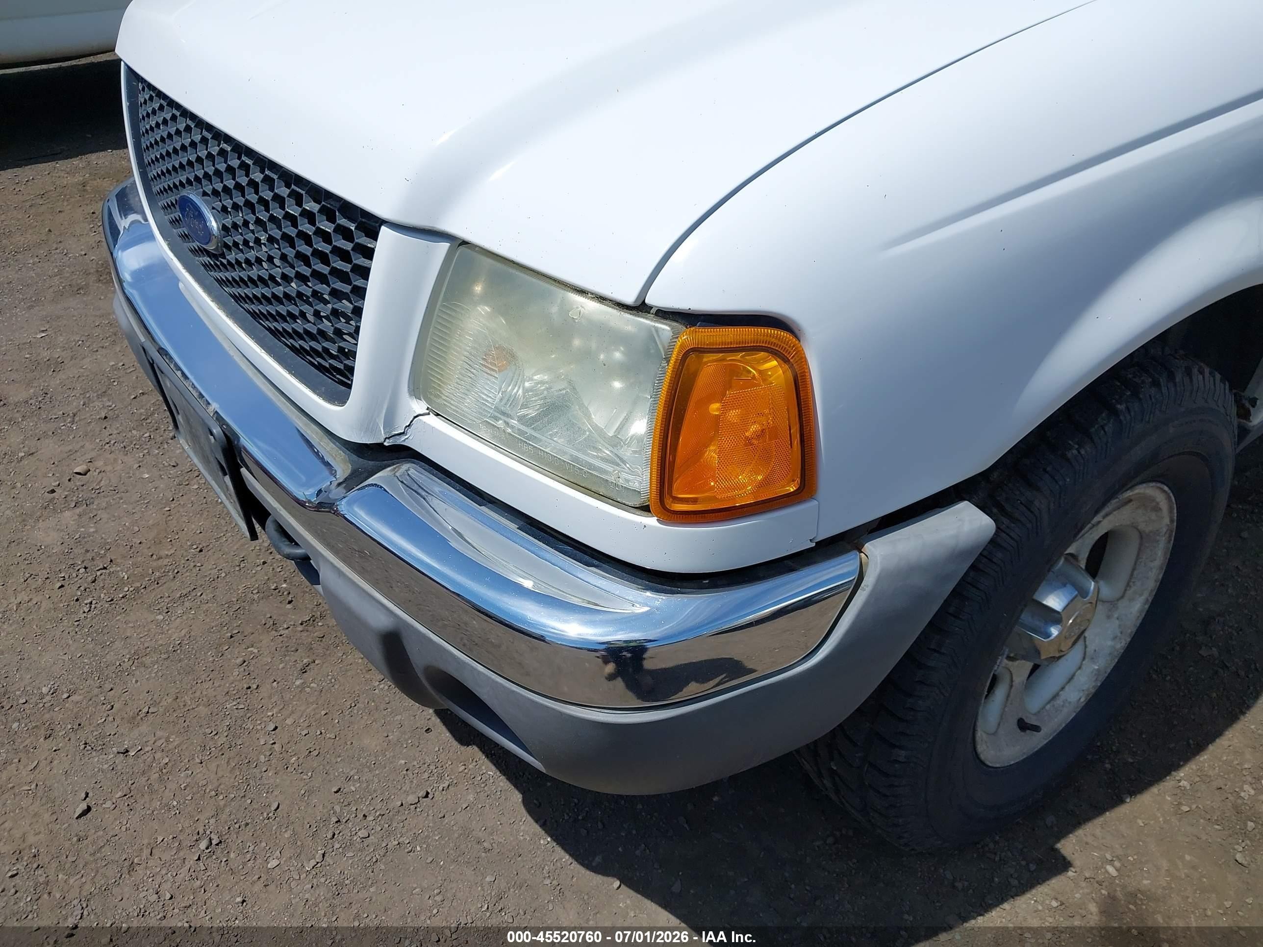 2003 Ford Ranger Edge/xlt White vin: 1FTZR45E23PB30480