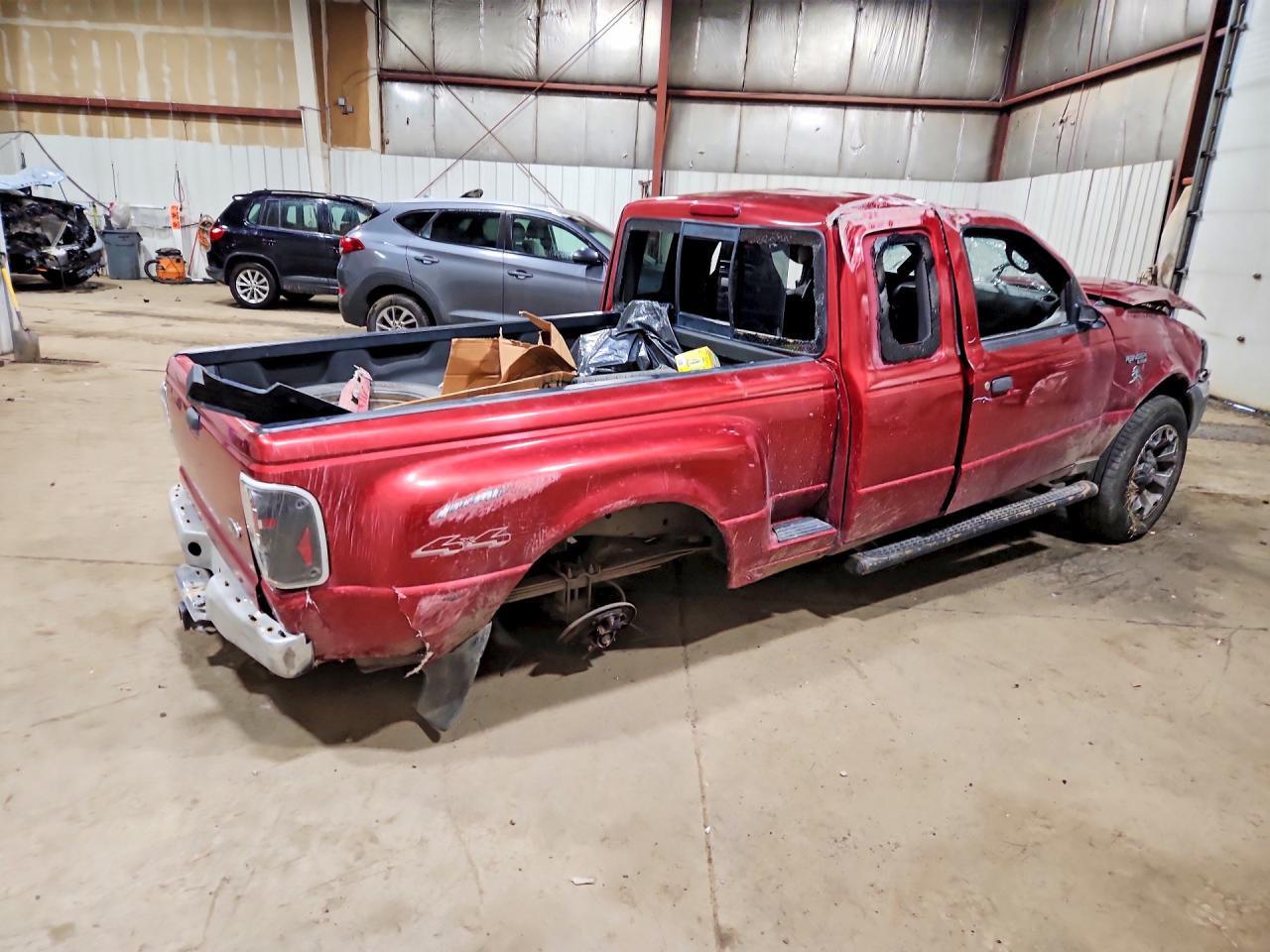 2004 Ford Ranger Super Cab Темно-бордовый vin: 1FTZR45E24PA25911