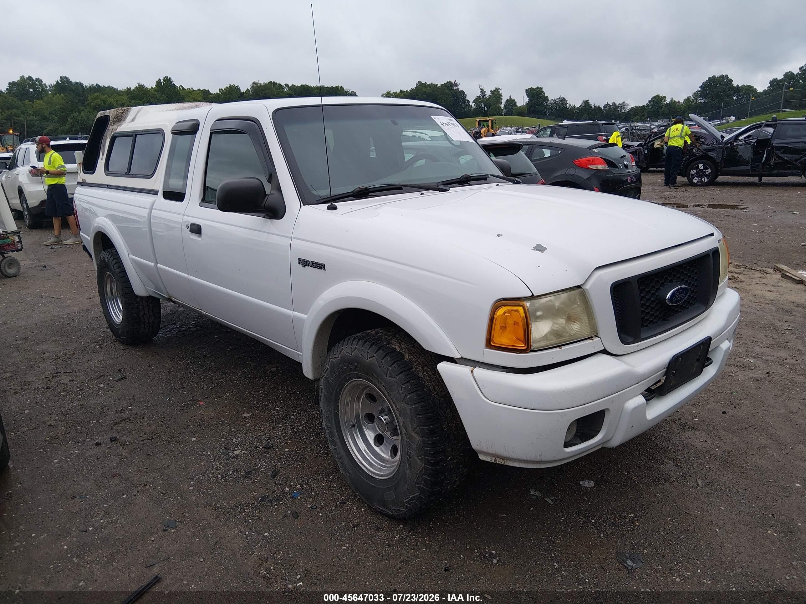 2005 Ford Ranger Edge/fx4 Level Ii/fx4 Off-road/xlt White vin: 1FTZR45E25PA50891