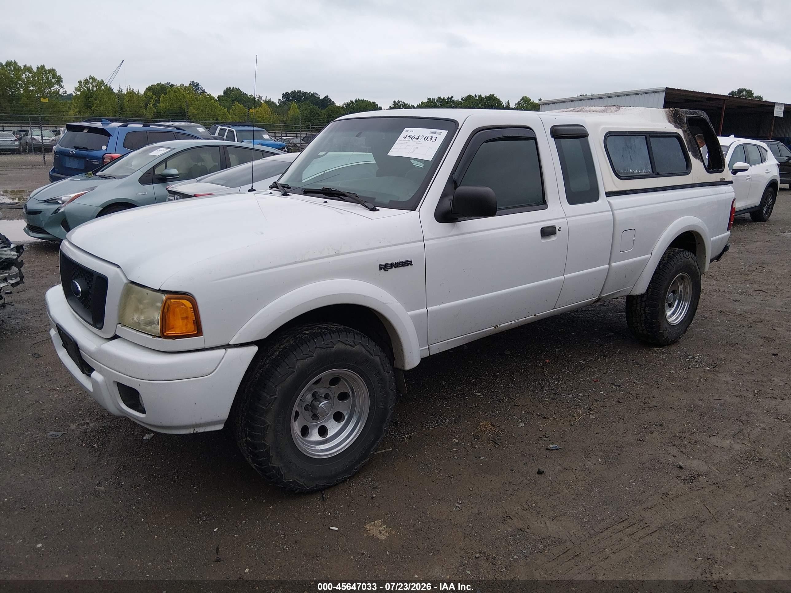2005 Ford Ranger Edge/fx4 Level Ii/fx4 Off-road/xlt White vin: 1FTZR45E25PA50891