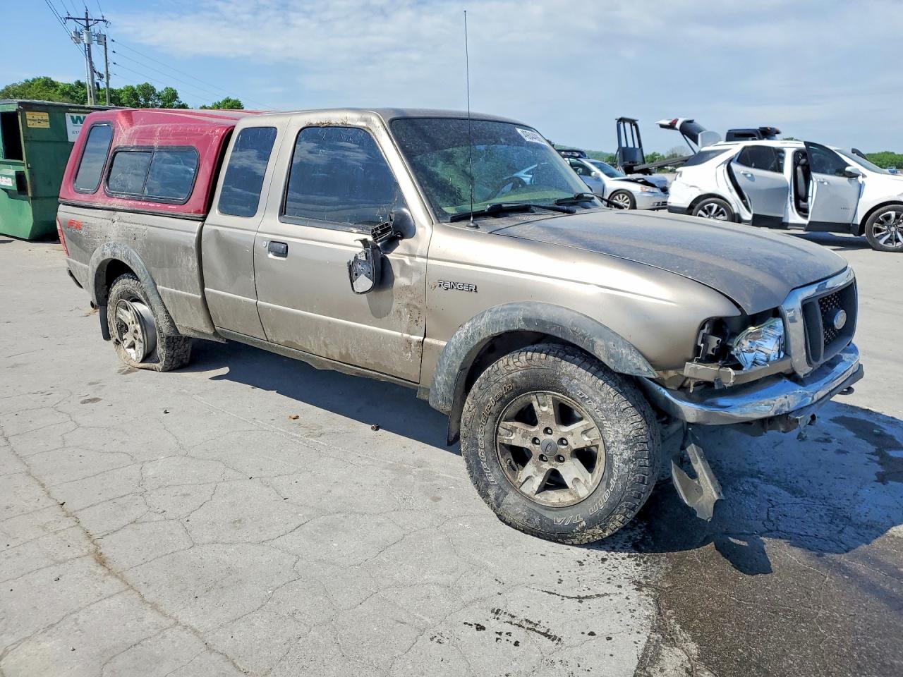 2005 Ford Ranger Super Cab Tan vin: 1FTZR45E25PA65794