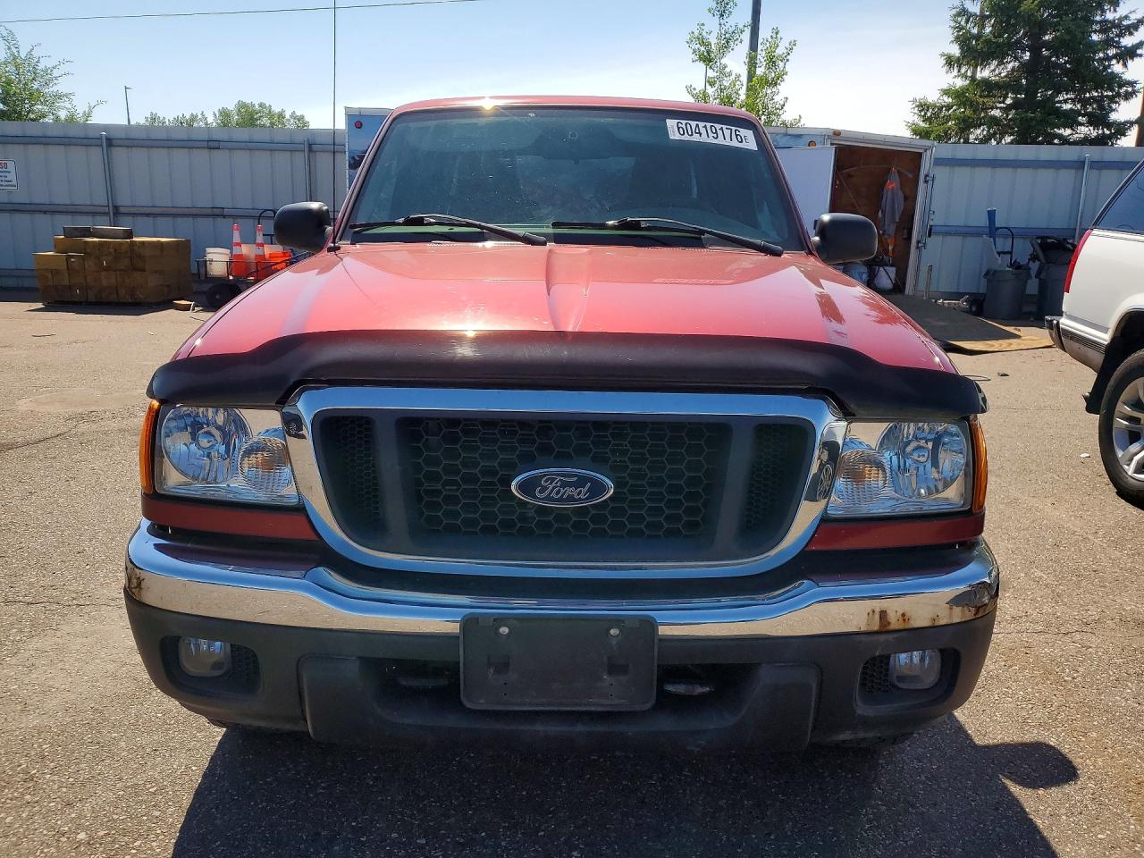 2005 Ford Ranger Super Cab Red vin: 1FTZR45E25PB03833