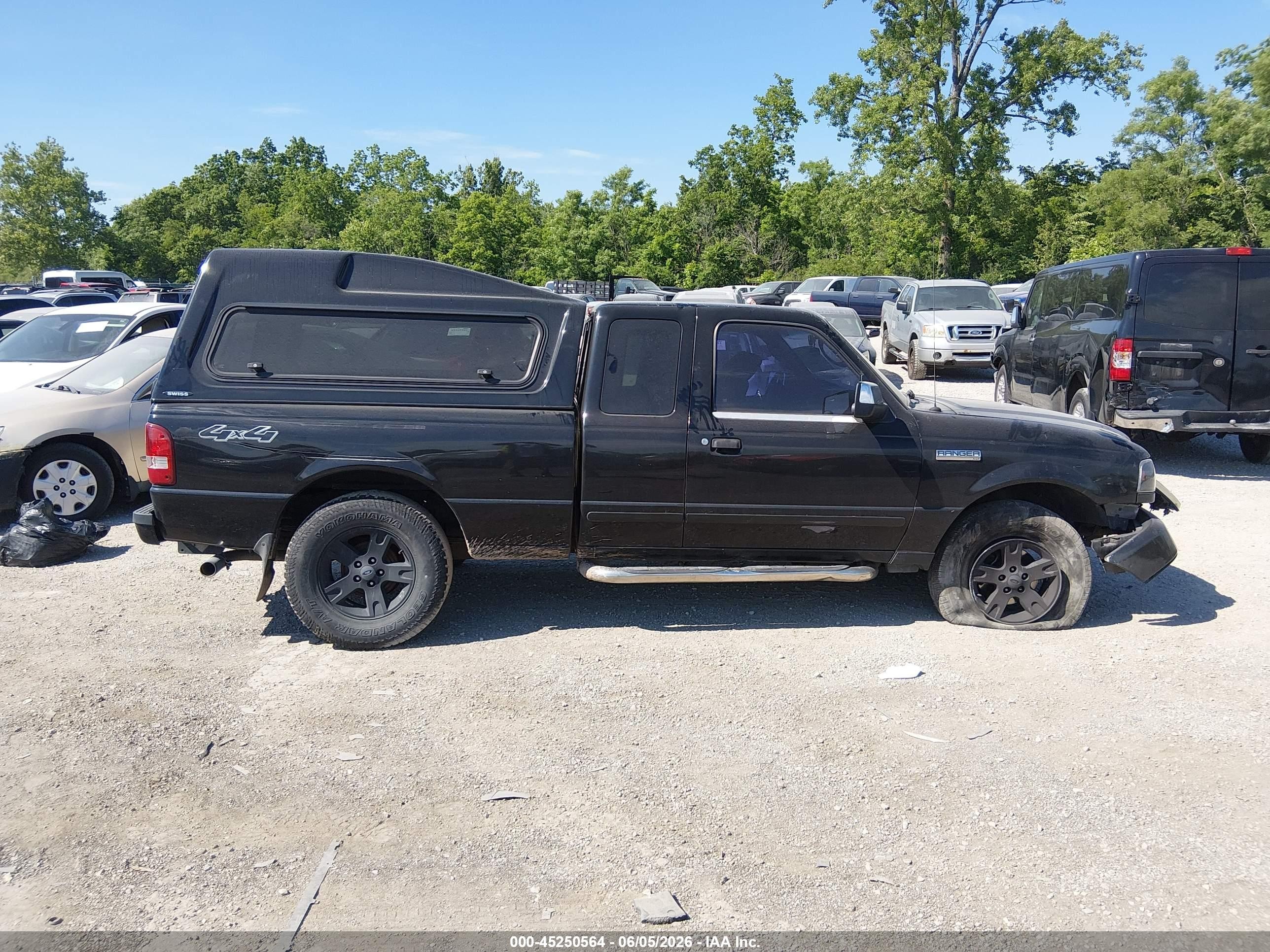 2006 Ford Ranger Fx4 Level Ii/fx4 Off-road/sport/xlt Black vin: 1FTZR45E26PA50777