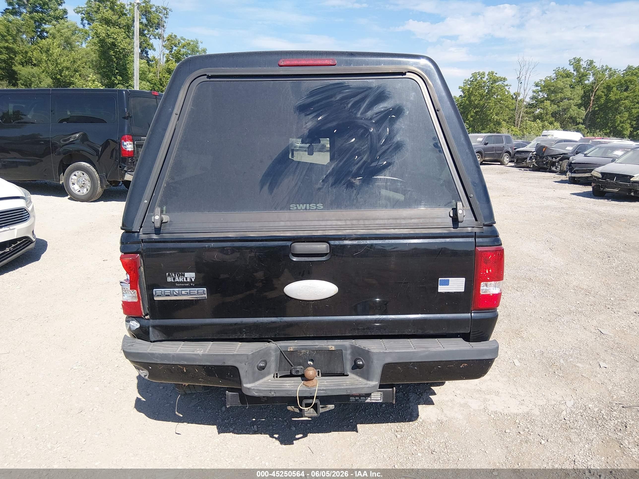 2006 Ford Ranger Fx4 Level Ii/fx4 Off-road/sport/xlt Black vin: 1FTZR45E26PA50777