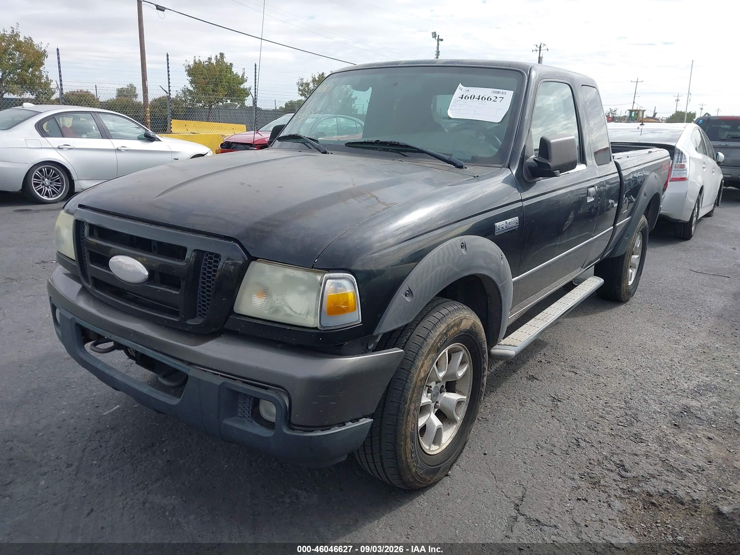 2007 Ford Ranger Fx4 Level Ii/fx4 Off-road/sport/xlt Черный vin: 1FTZR45E27PA53518