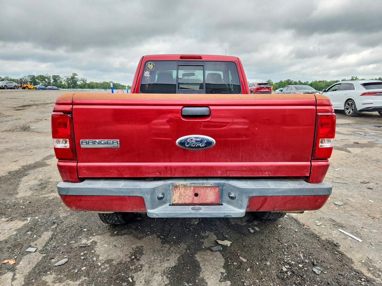 2007 Ford Ranger Super Cab Red vin: 1FTZR45E27PA82050