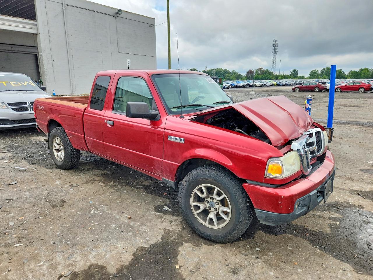 2007 Ford Ranger Super Cab Red vin: 1FTZR45E27PA82050