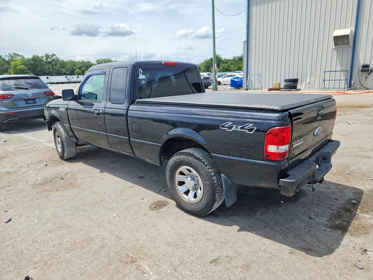 2008 Ford Ranger Super Cab Black vin: 1FTZR45E28PA41886