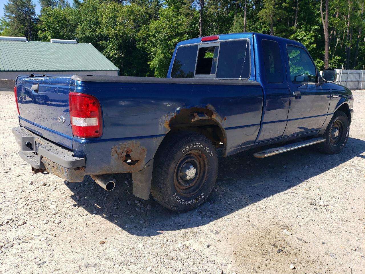 2008 Ford Ranger Super Cab Blue vin: 1FTZR45E28PA45887