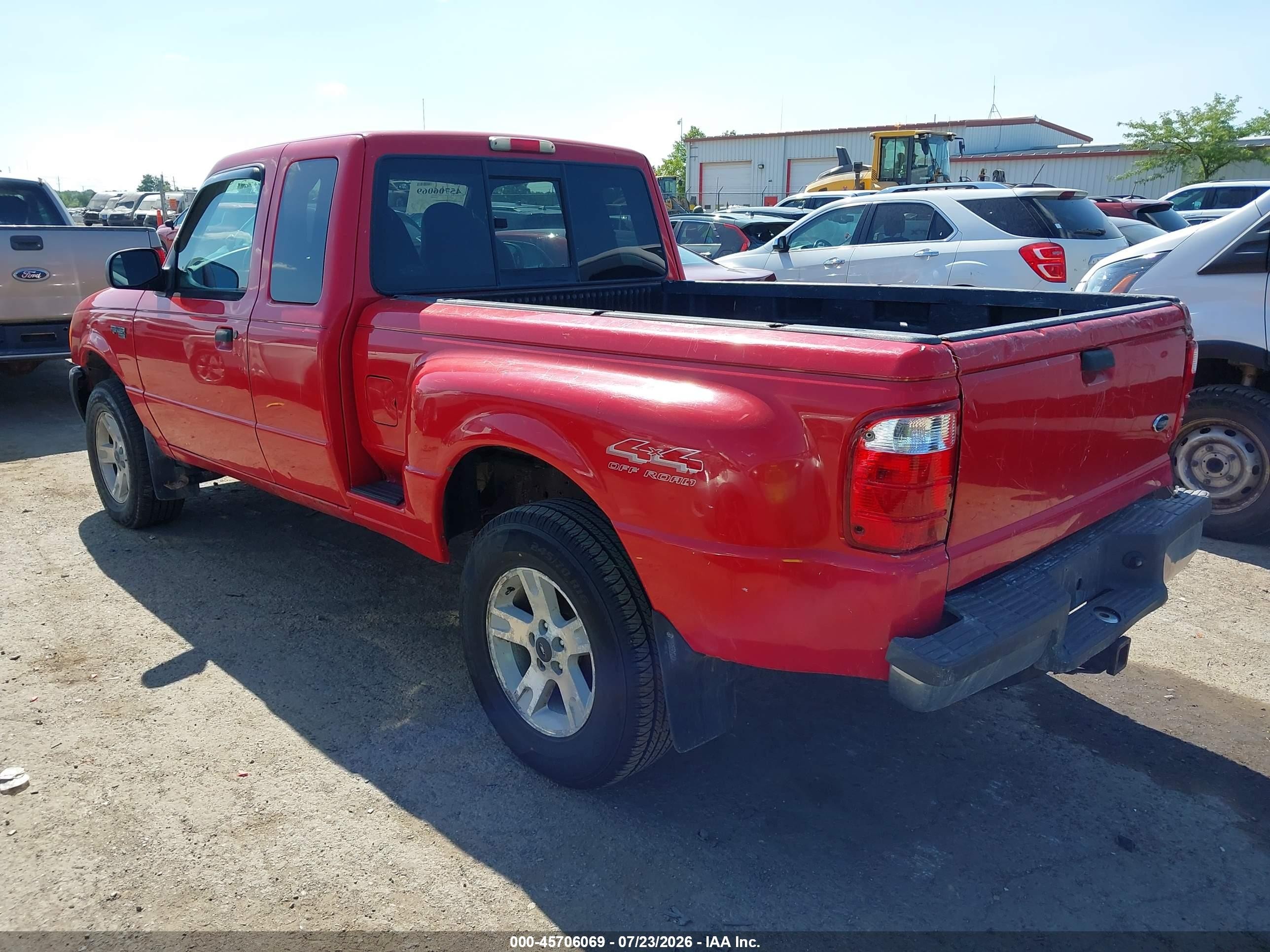 2002 Ford Ranger Edge/xlt Red vin: 1FTZR45E32PA73107