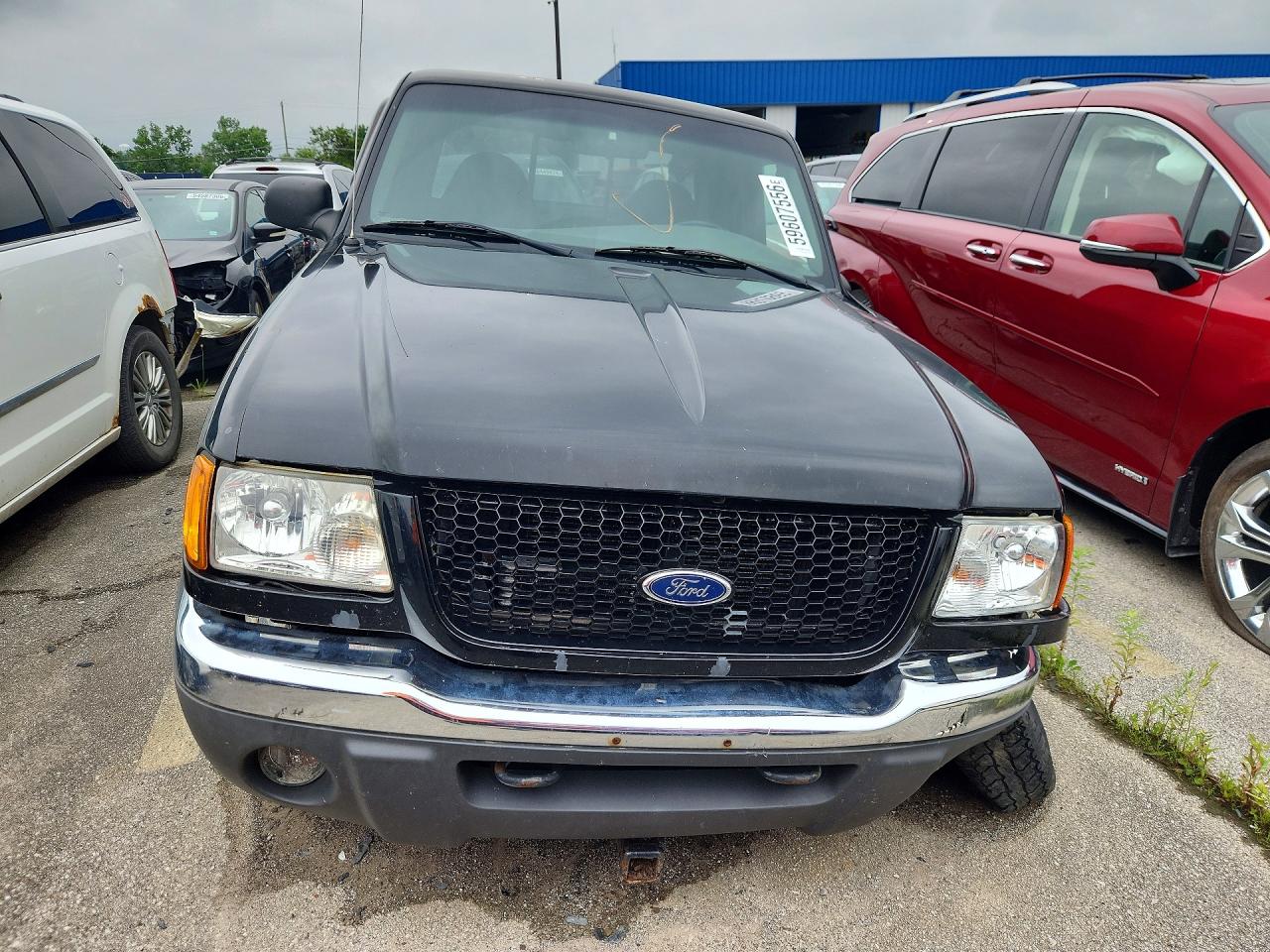 2003 Ford Ranger Super Cab Black vin: 1FTZR45E33PA05214