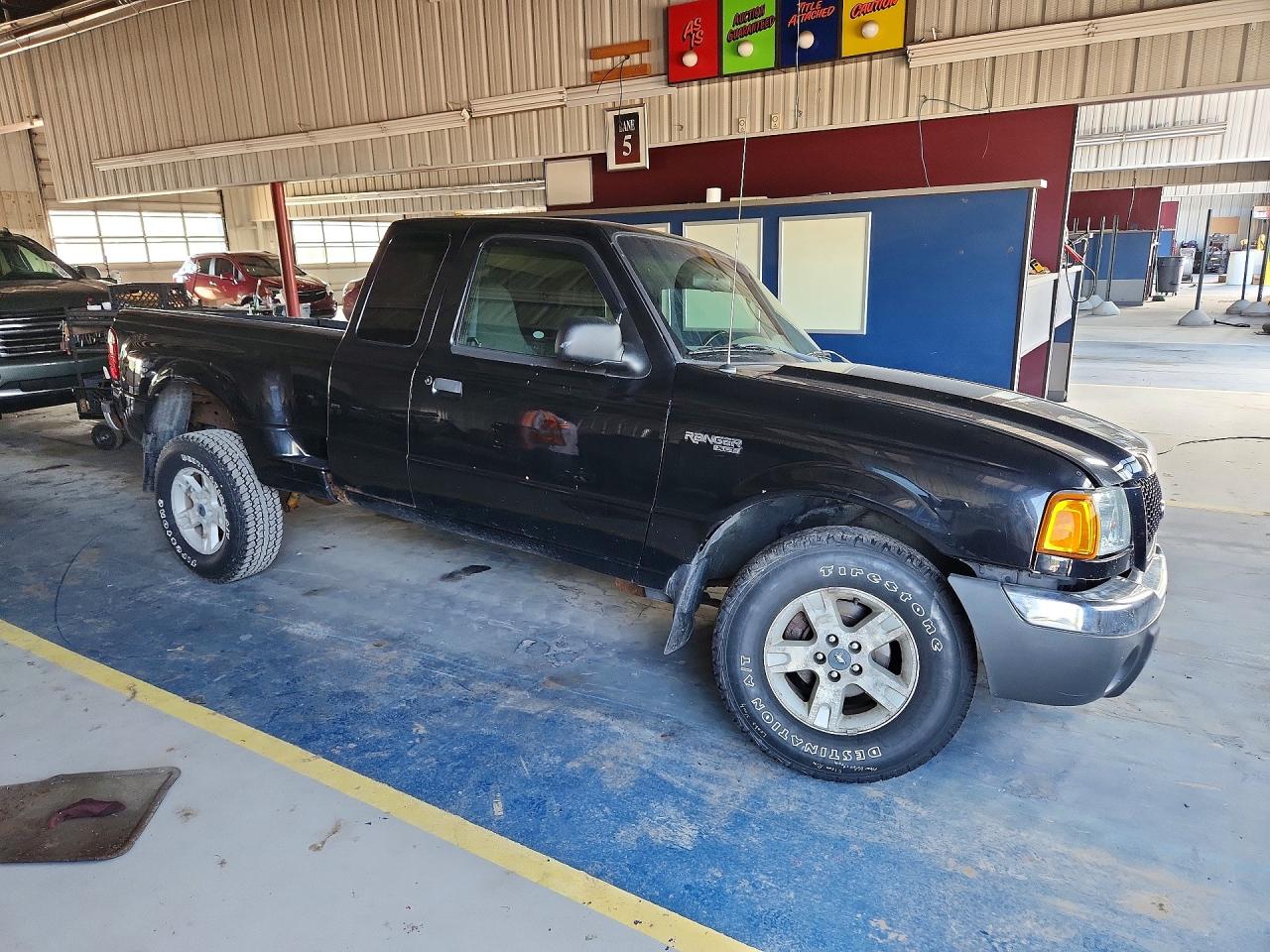 2003 Ford Ranger Super Cab Black vin: 1FTZR45E33PA05214