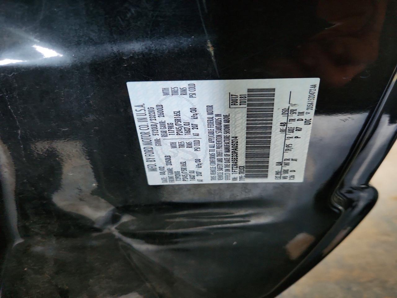 2003 Ford Ranger Super Cab Black vin: 1FTZR45E33PA05214