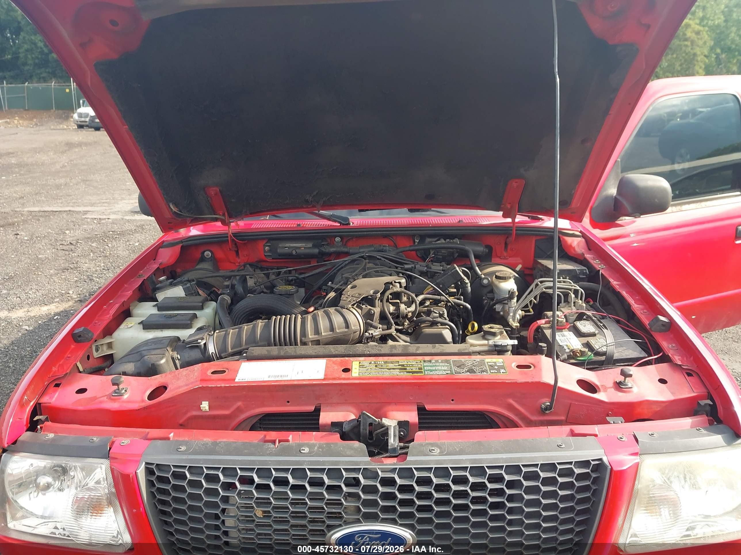 2003 Ford Ranger Edge/xlt Red vin: 1FTZR45E33PB41763