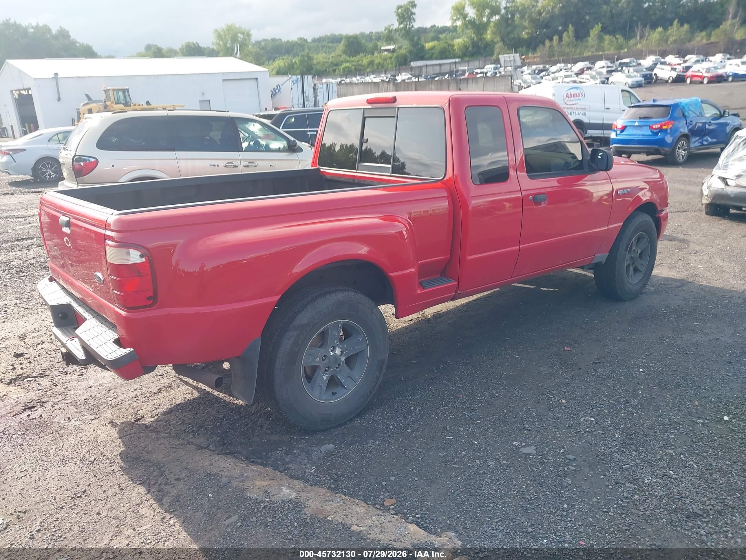 2003 Ford Ranger Edge/xlt Red vin: 1FTZR45E33PB41763