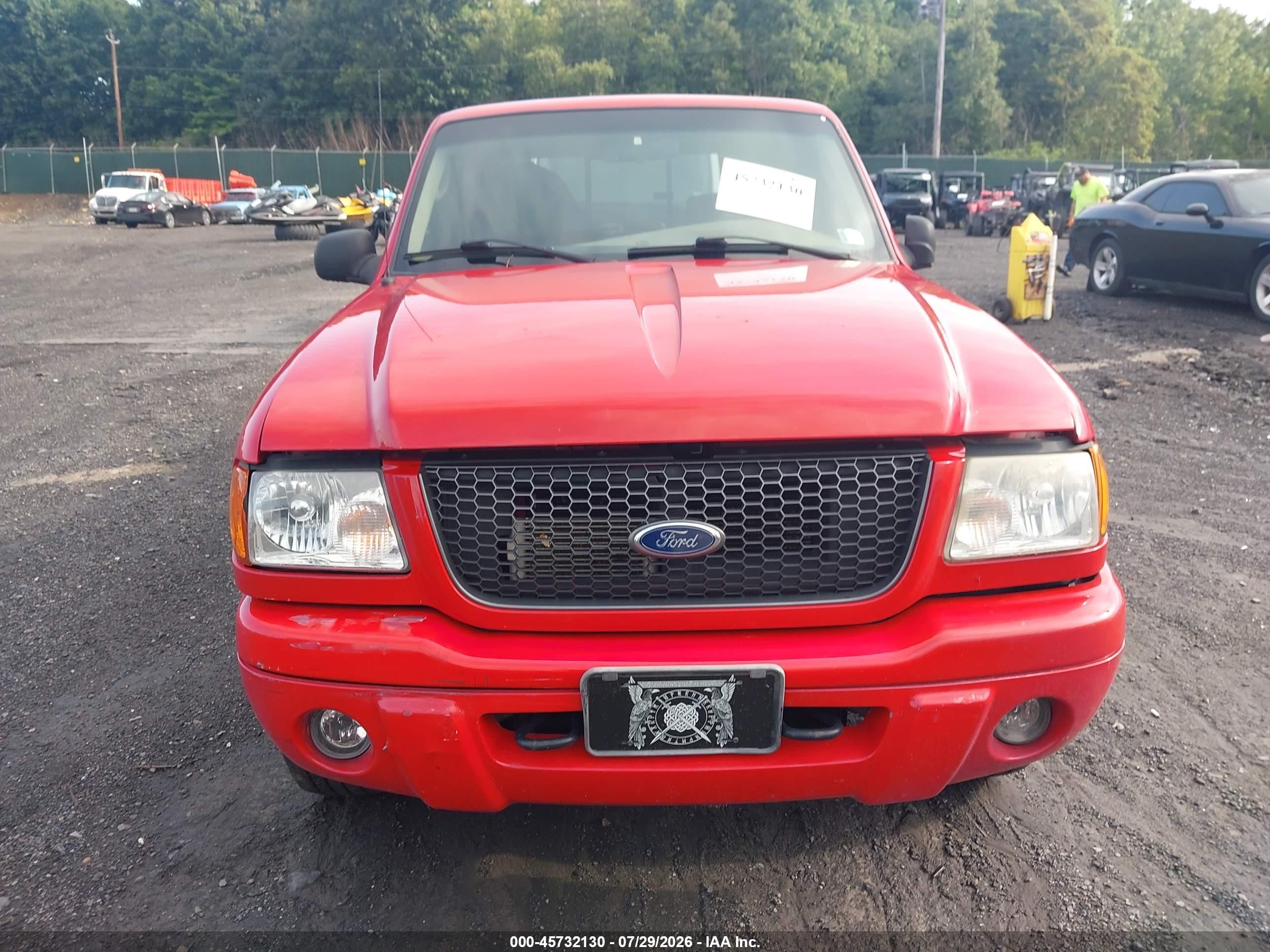 2003 Ford Ranger Edge/xlt Red vin: 1FTZR45E33PB41763