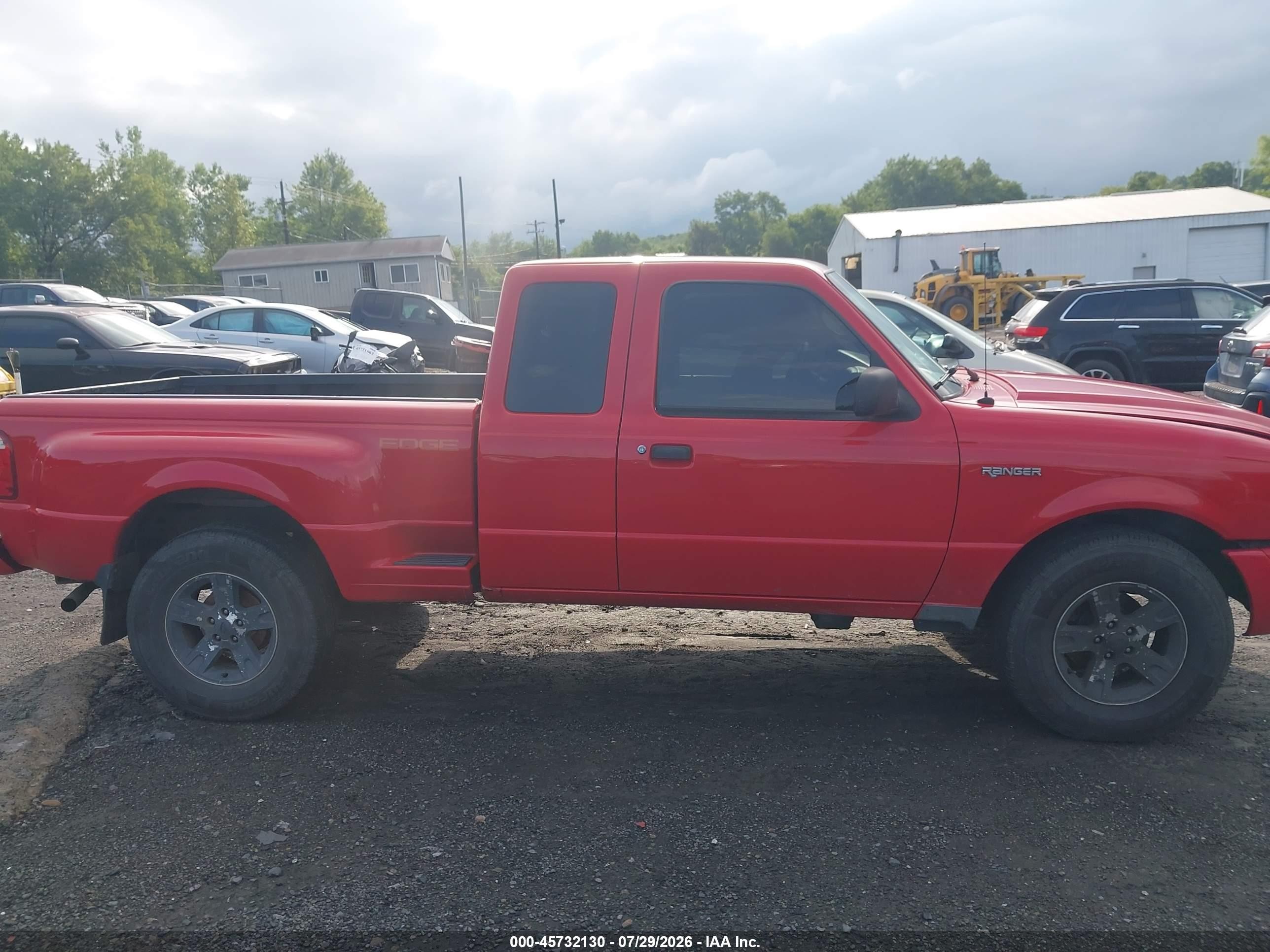 2003 Ford Ranger Edge/xlt Red vin: 1FTZR45E33PB41763