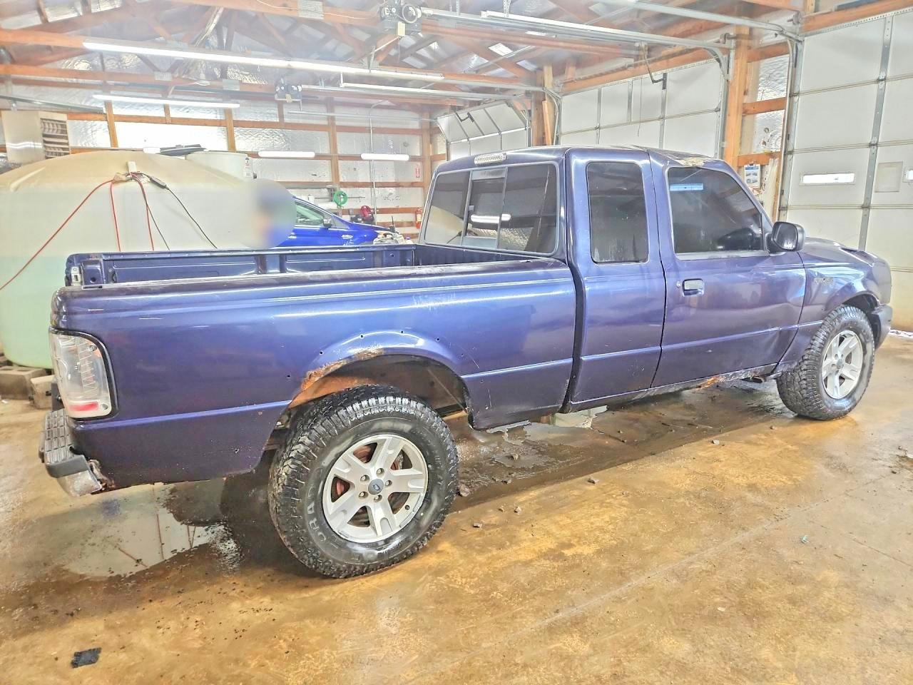2003 Ford Ranger Super Cab Blue vin: 1FTZR45E33PB47644