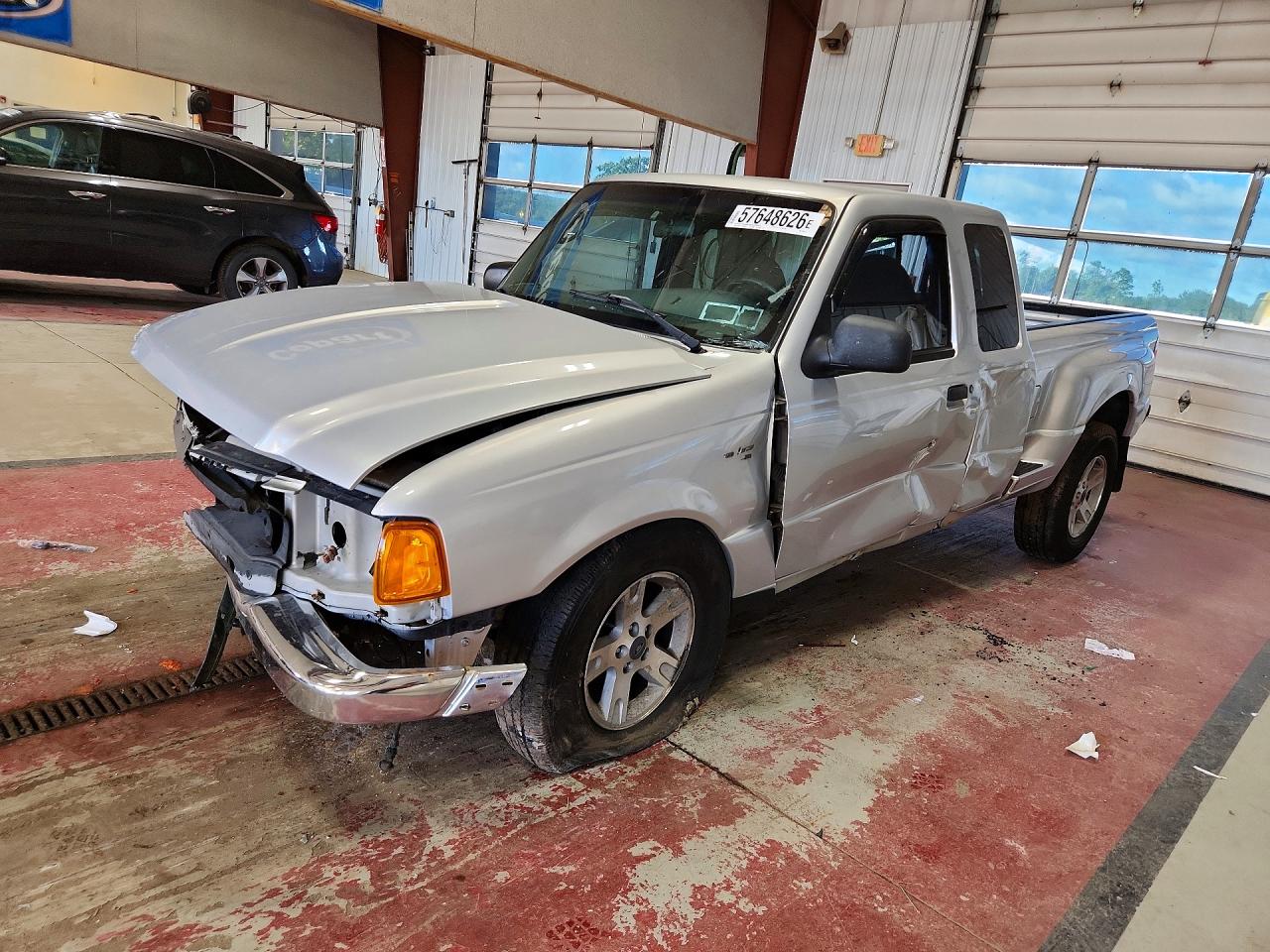 2003 Ford Ranger Super Cab Silver vin: 1FTZR45E33PB66145