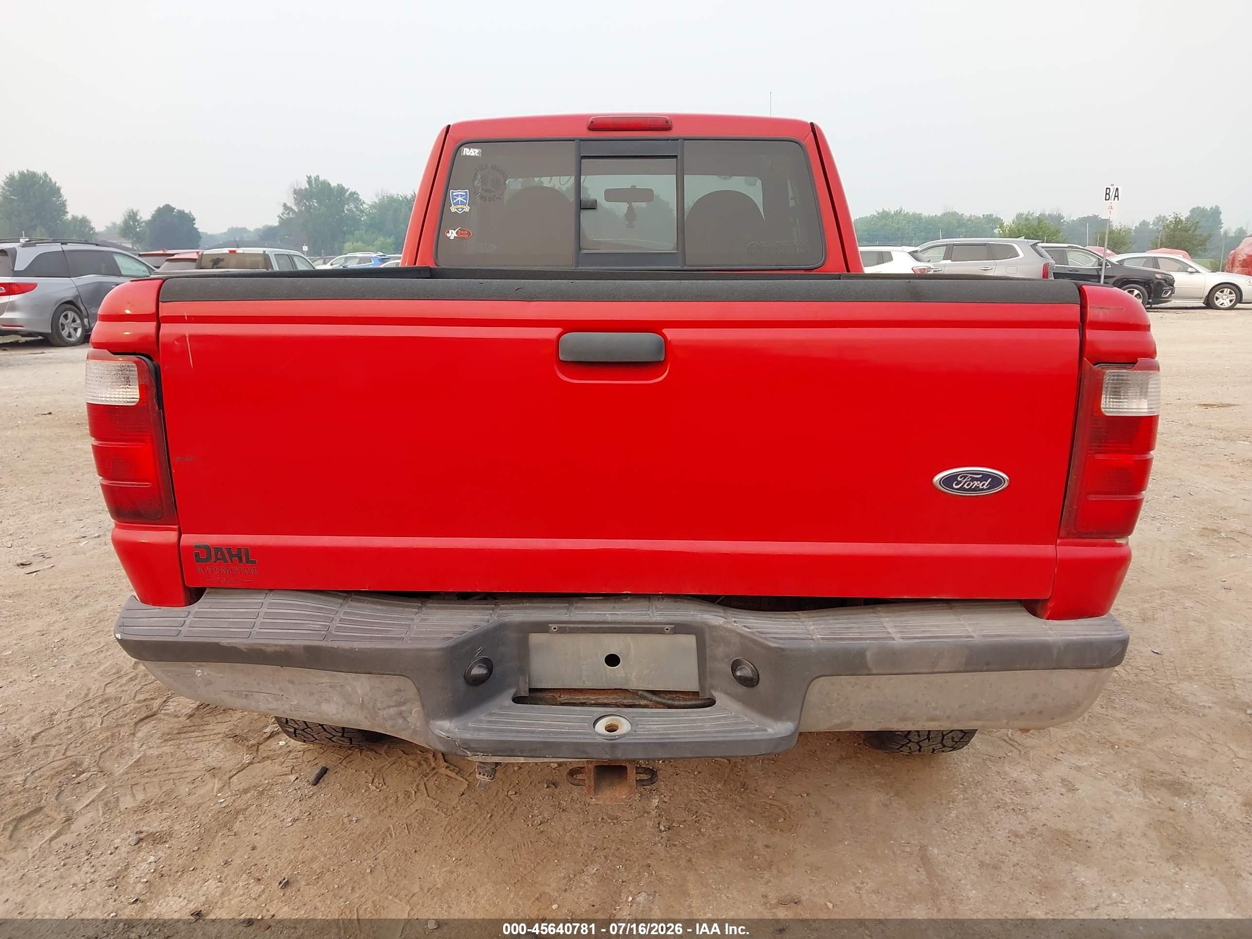 2003 Ford Ranger Edge/xlt Red vin: 1FTZR45E33PB85018